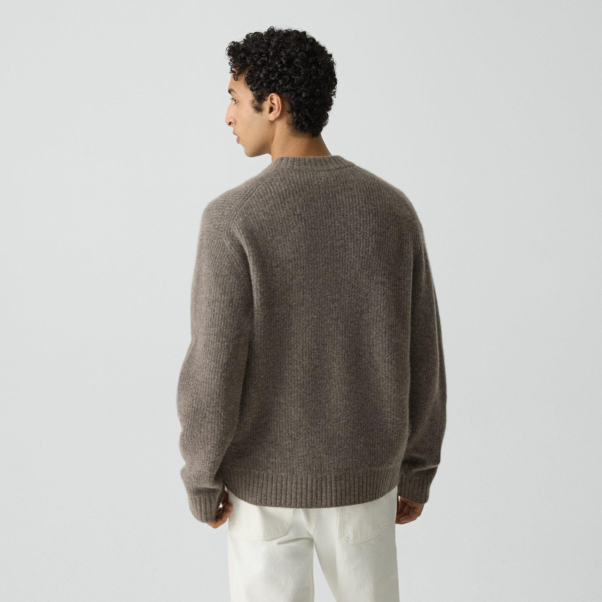 Relaxed Crewneck Sweater in Astor Wool - 4