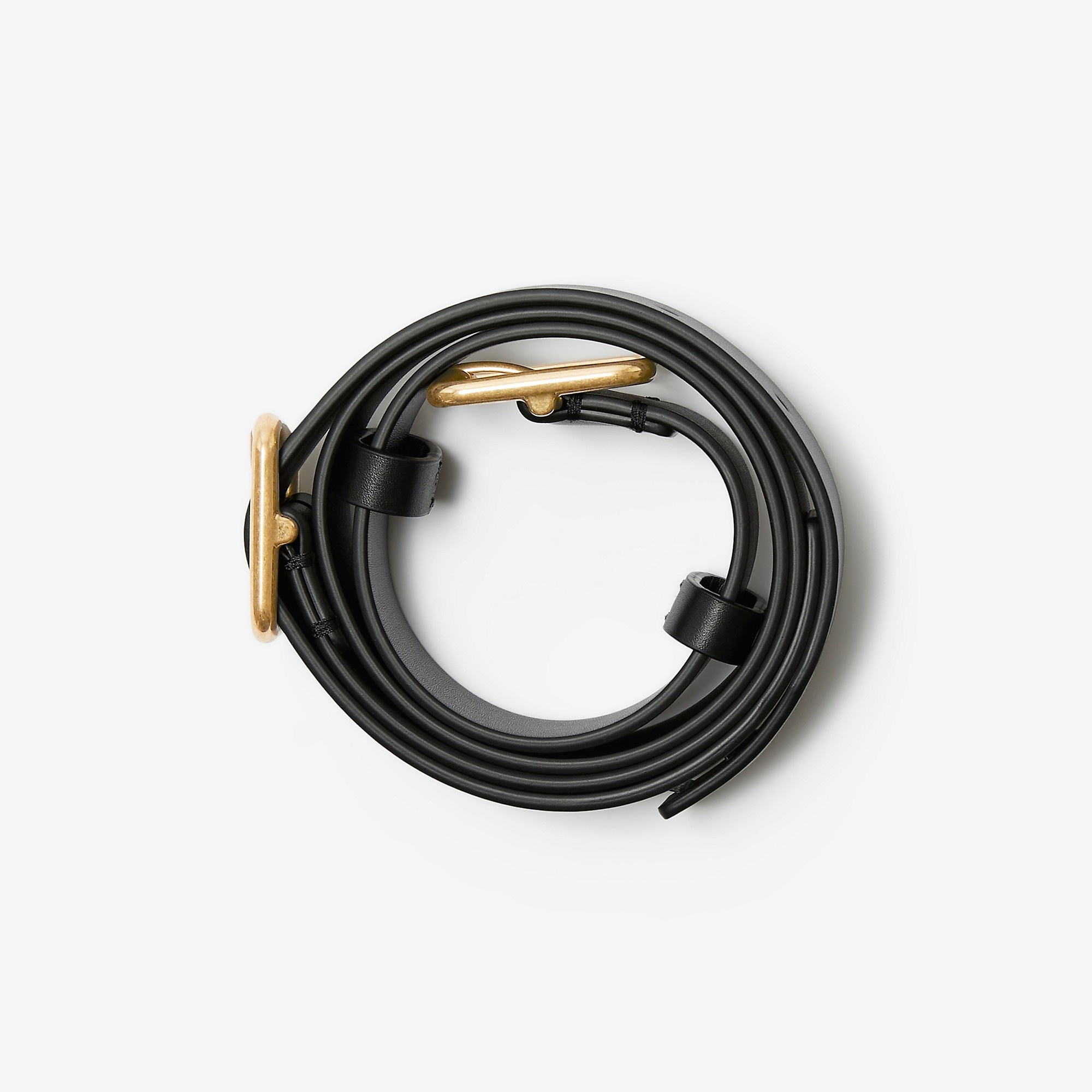 Leather Double B Buckle Belt - 2
