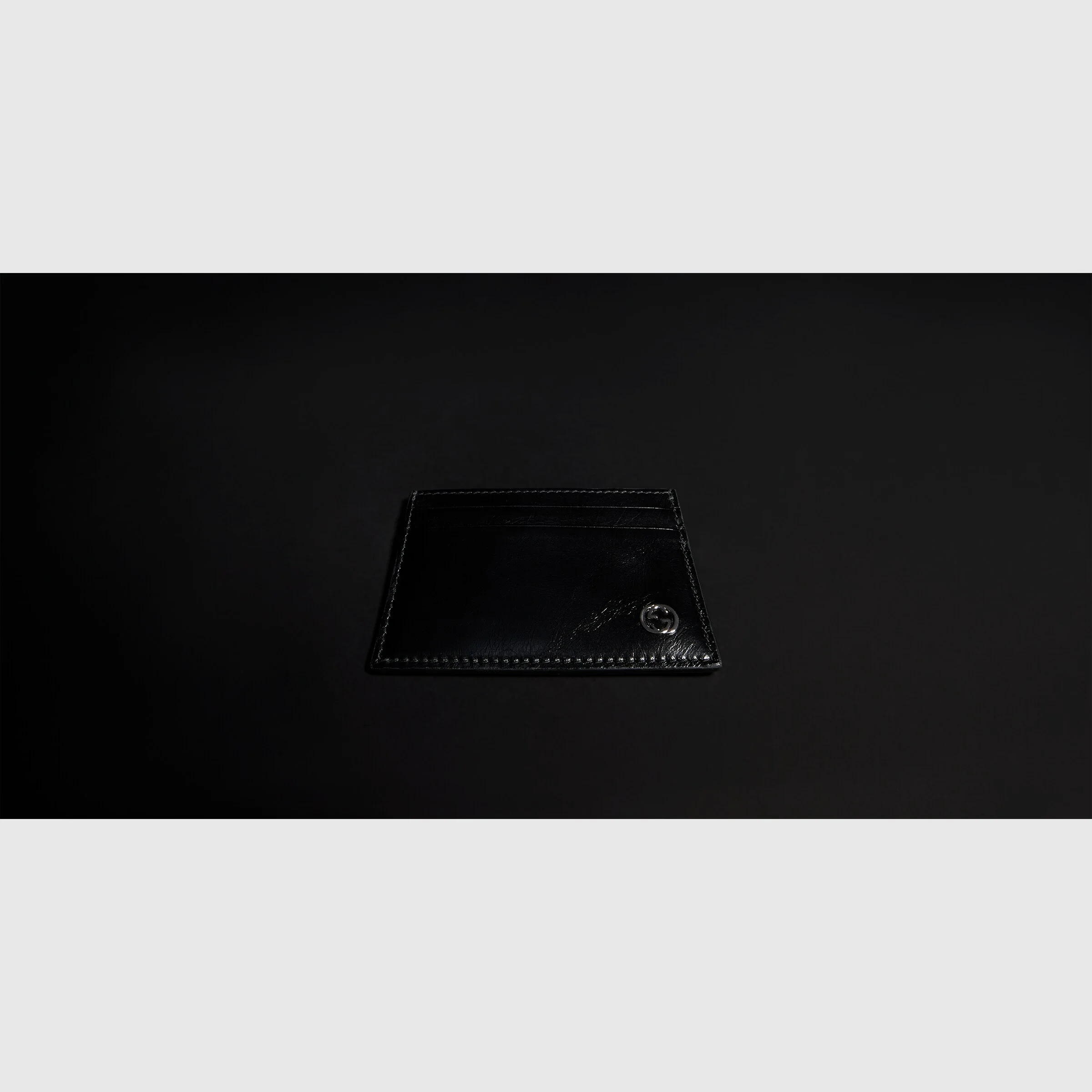 Card case with Interlocking G - 1