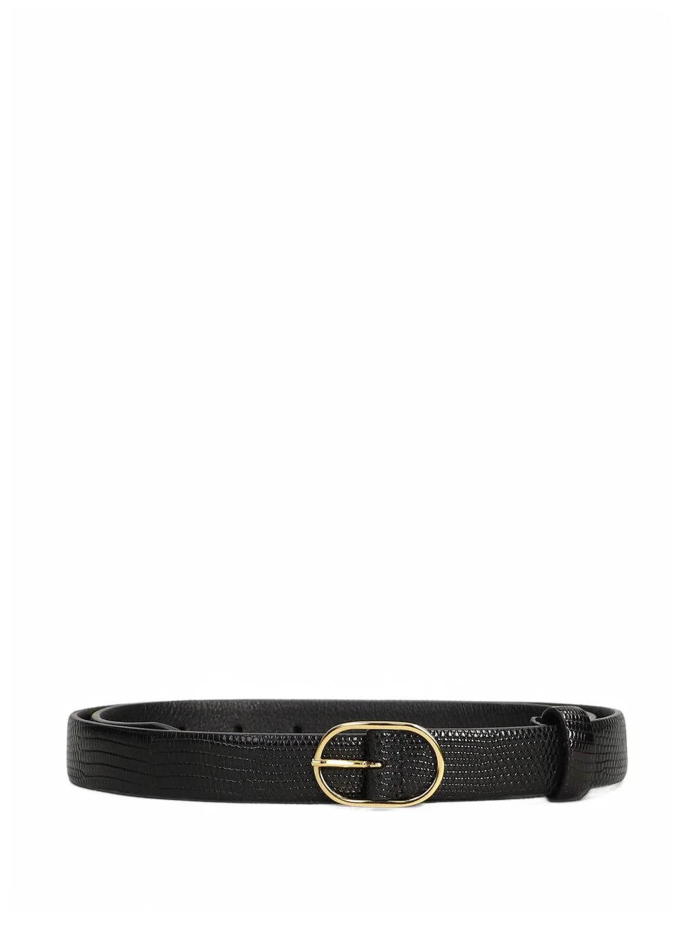 lizard-effect buckle belt - 1