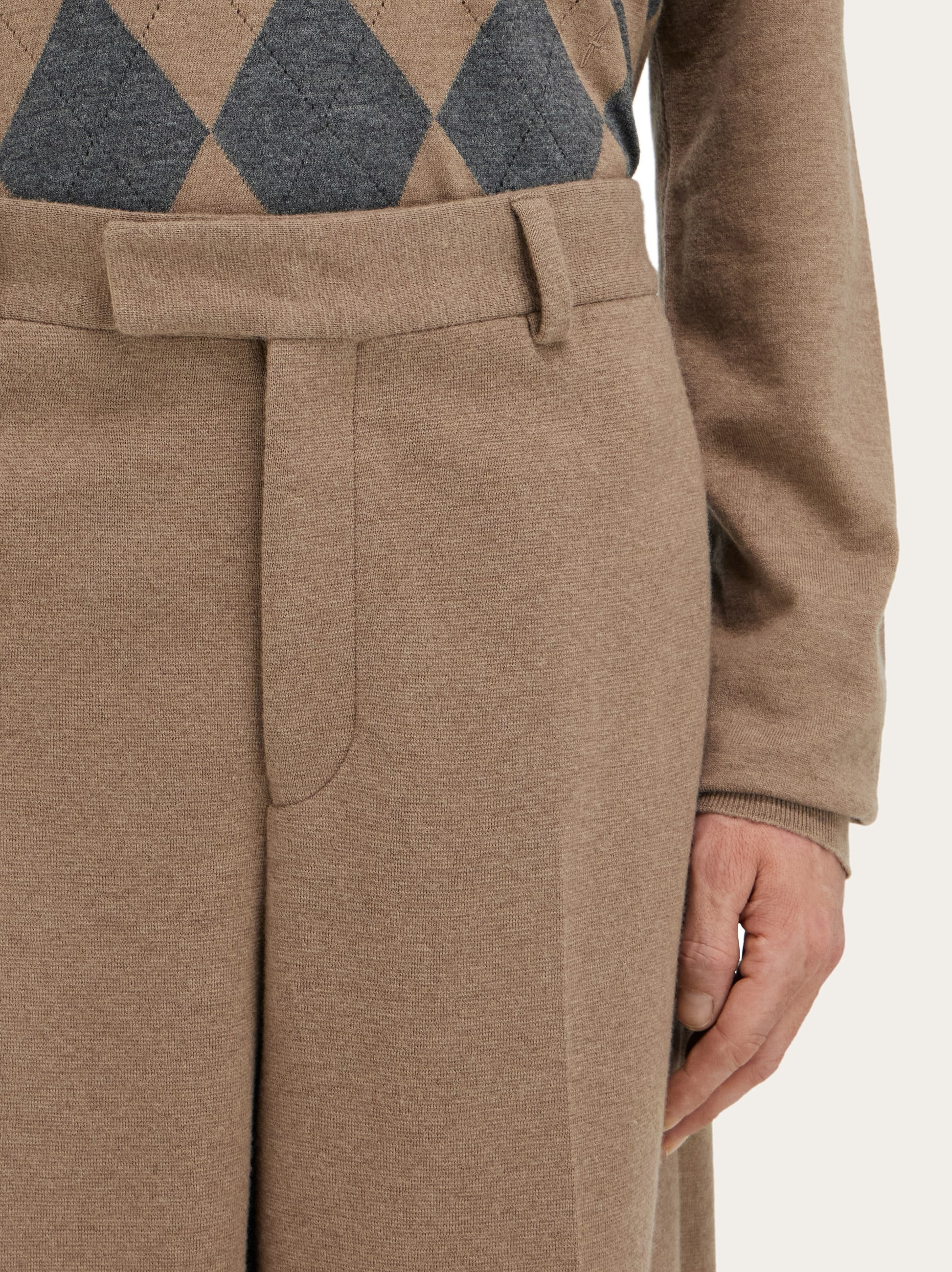 Jersey interlock tailored trouser - 6