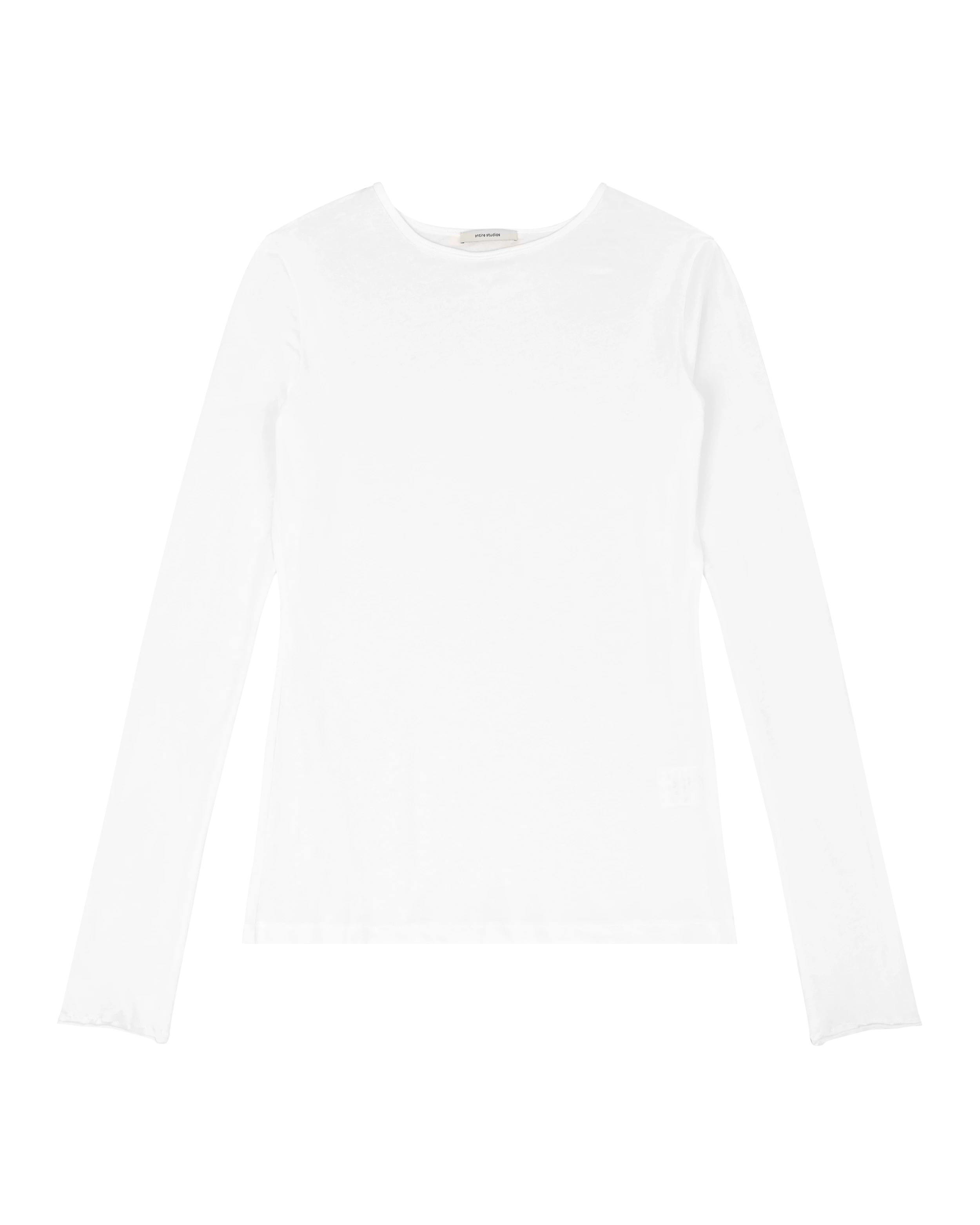 SHEER LONG SLEEVE WHITE - 3
