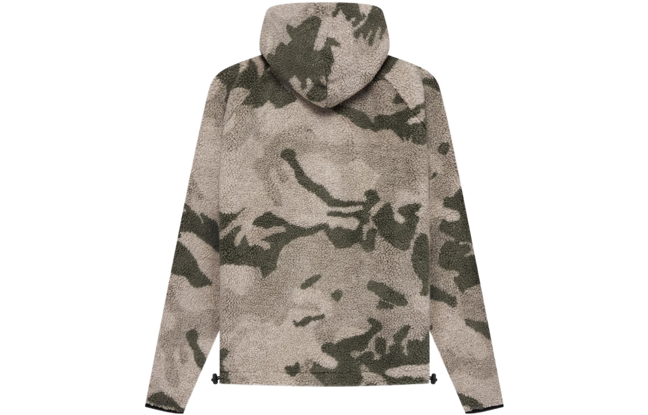 Fear of God Essentials SS22 Polar Fleece Half Zip Hoodie 'Camouflage' FOG-SS22-402 - 3