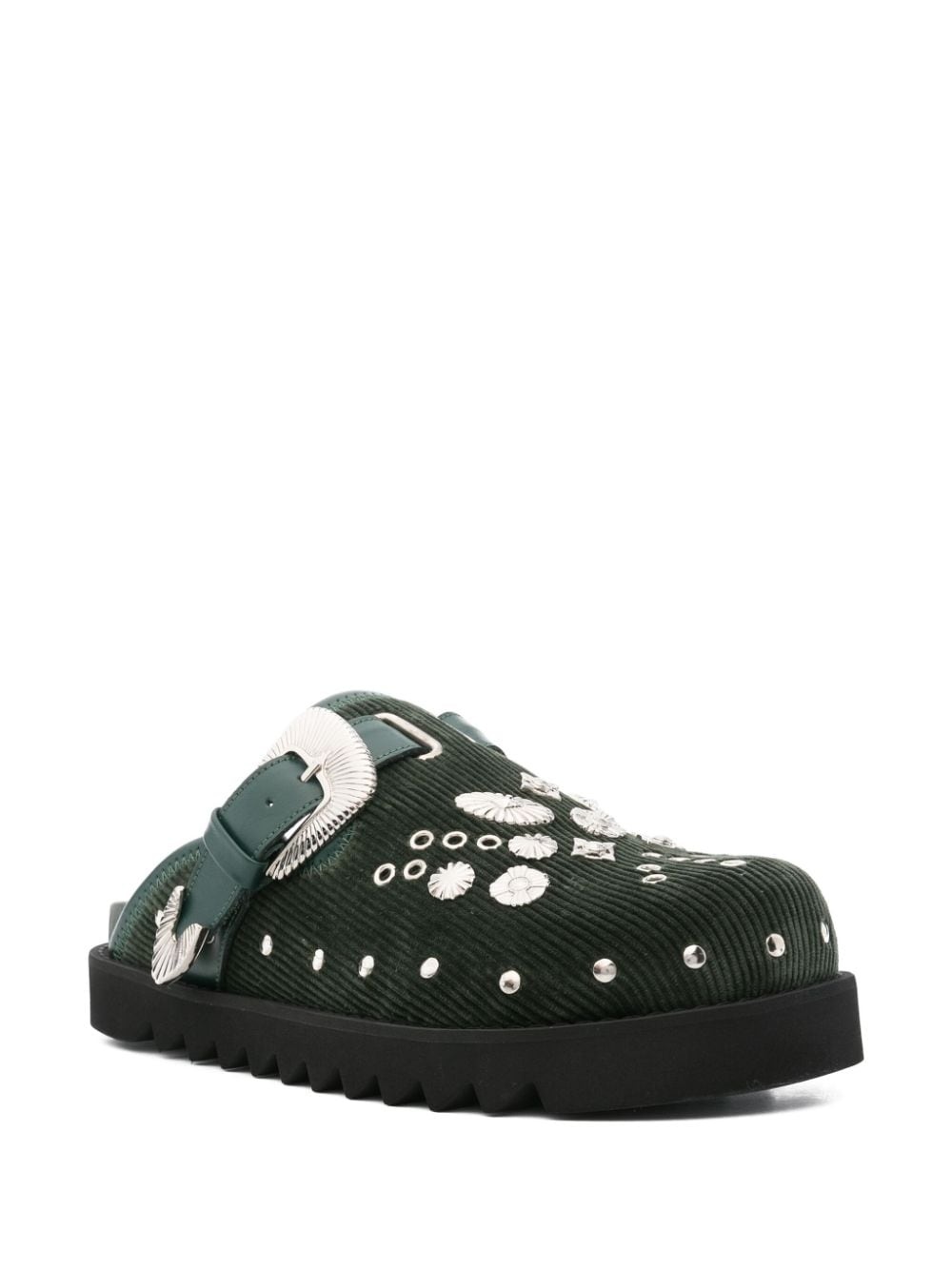 eyelet-metal slippers - 2