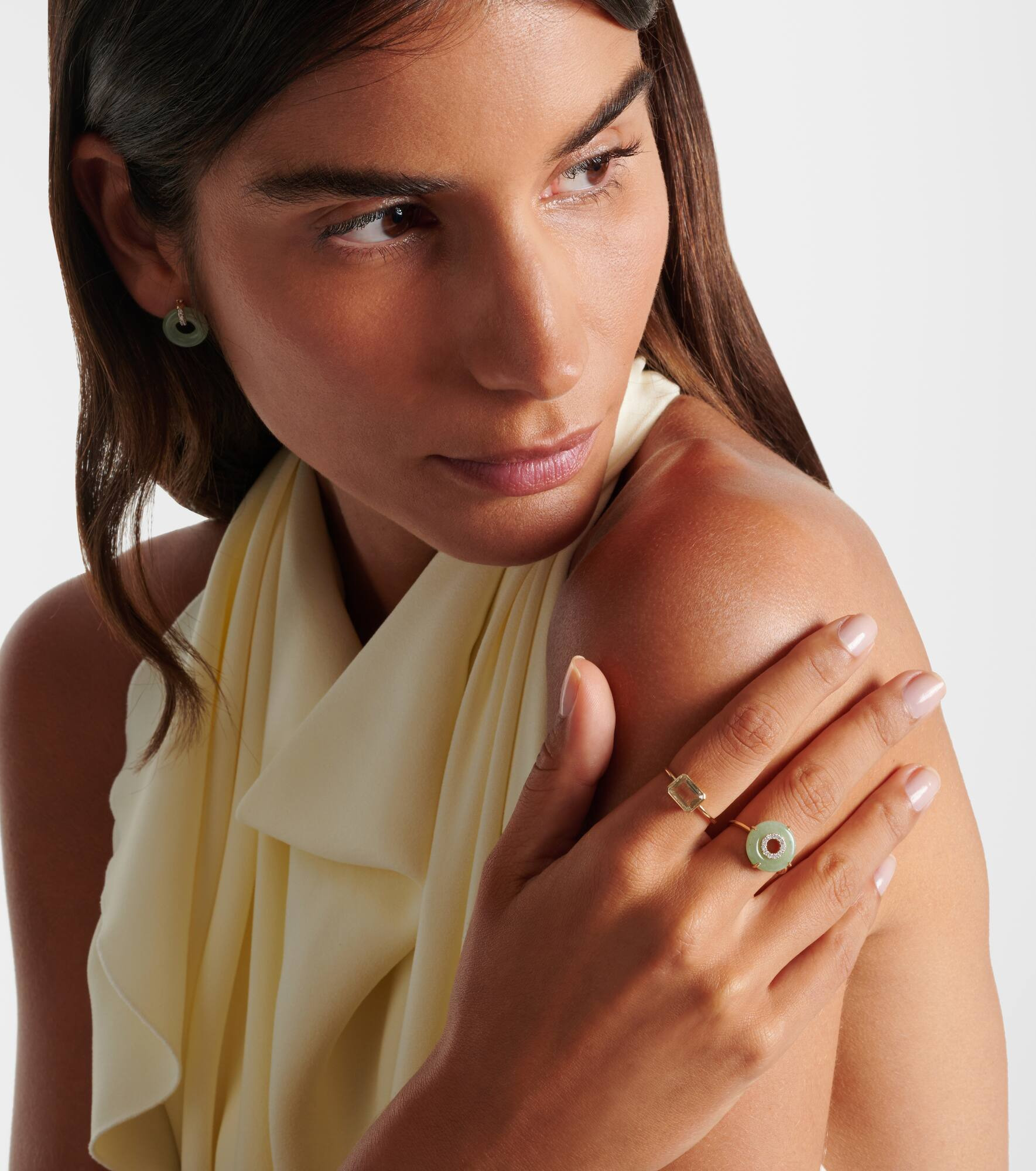 14kt gold ring with amethyst - 2