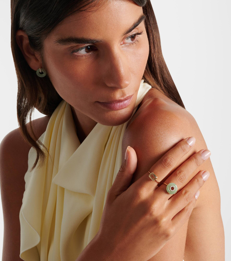 MATEO 14kt gold ring with amethyst outlook