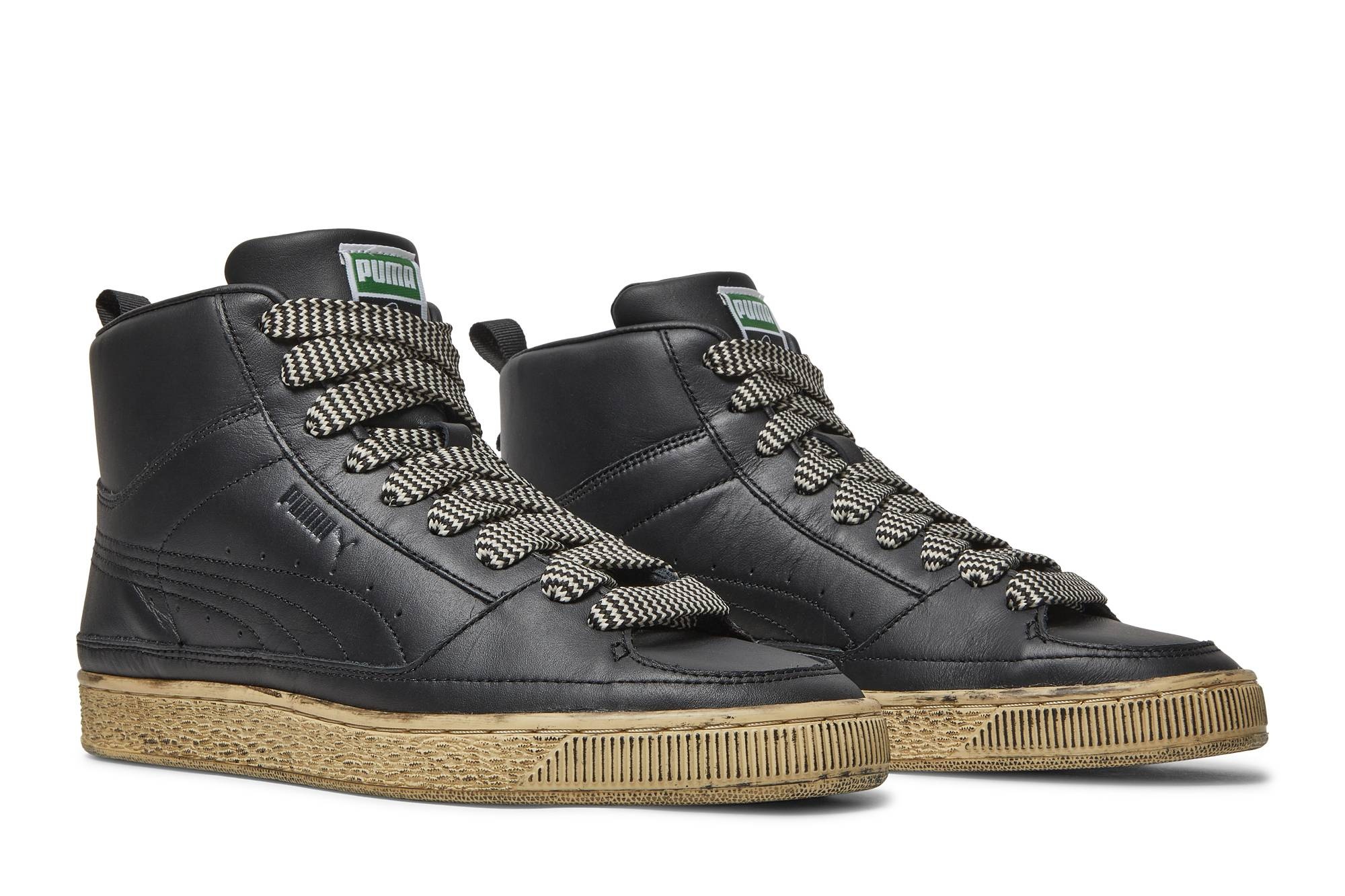 Rhuigi x Suede Mid 'Distressed Black' - 8