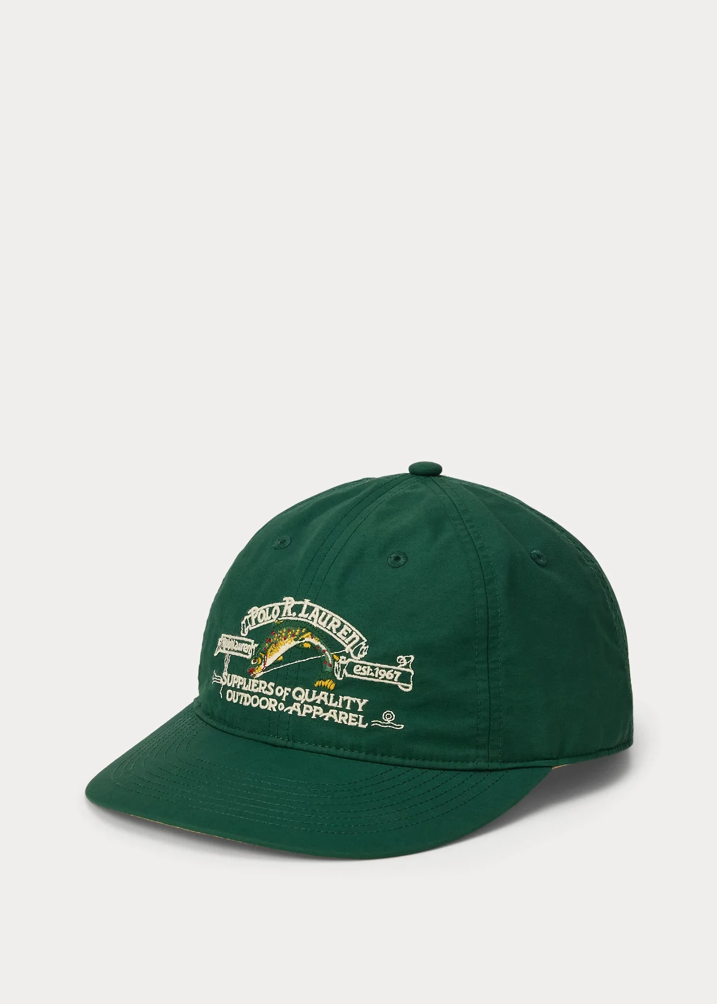 Embroidered Faille Ball Cap - 1