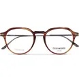 Round-Frame Tortoiseshell Acetate and Titanium Optical Glasses - 3