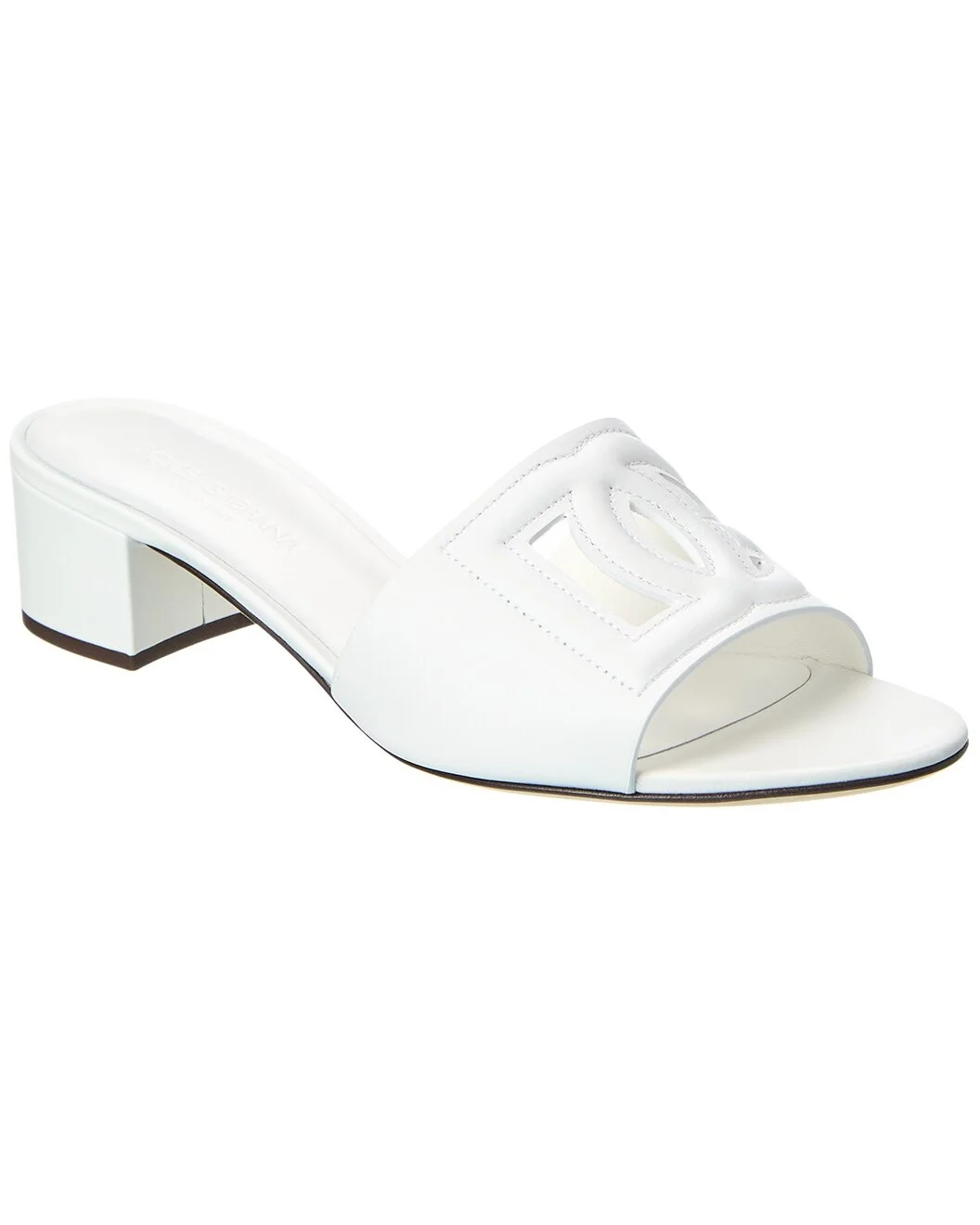 Dolce & Gabbana DG Logo Leather Mule - 1