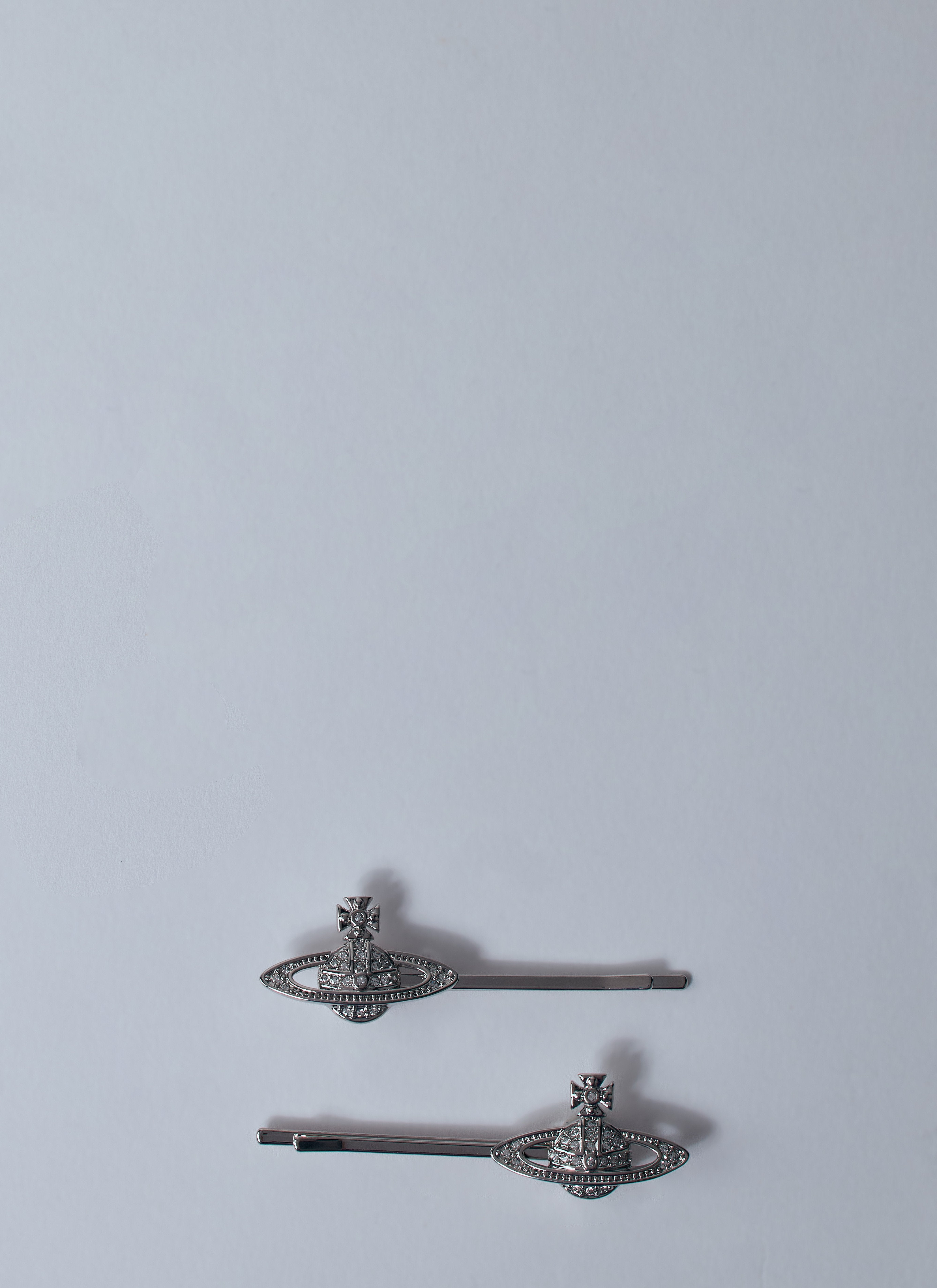 Vivienne Westwood Women Mini Bas Relief Bobby Pin - 1