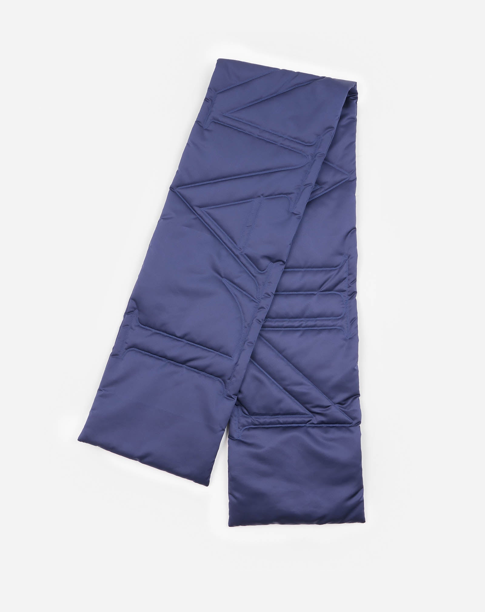 LANVIN SATIN QUILTED SCARF - 1