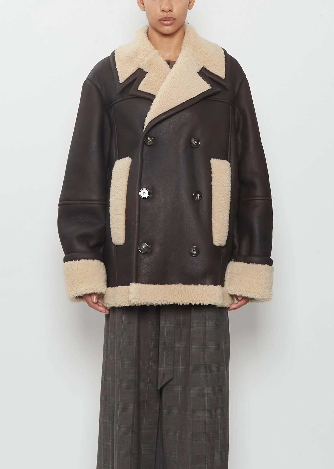 Shearling Aviator Jacket - 1
