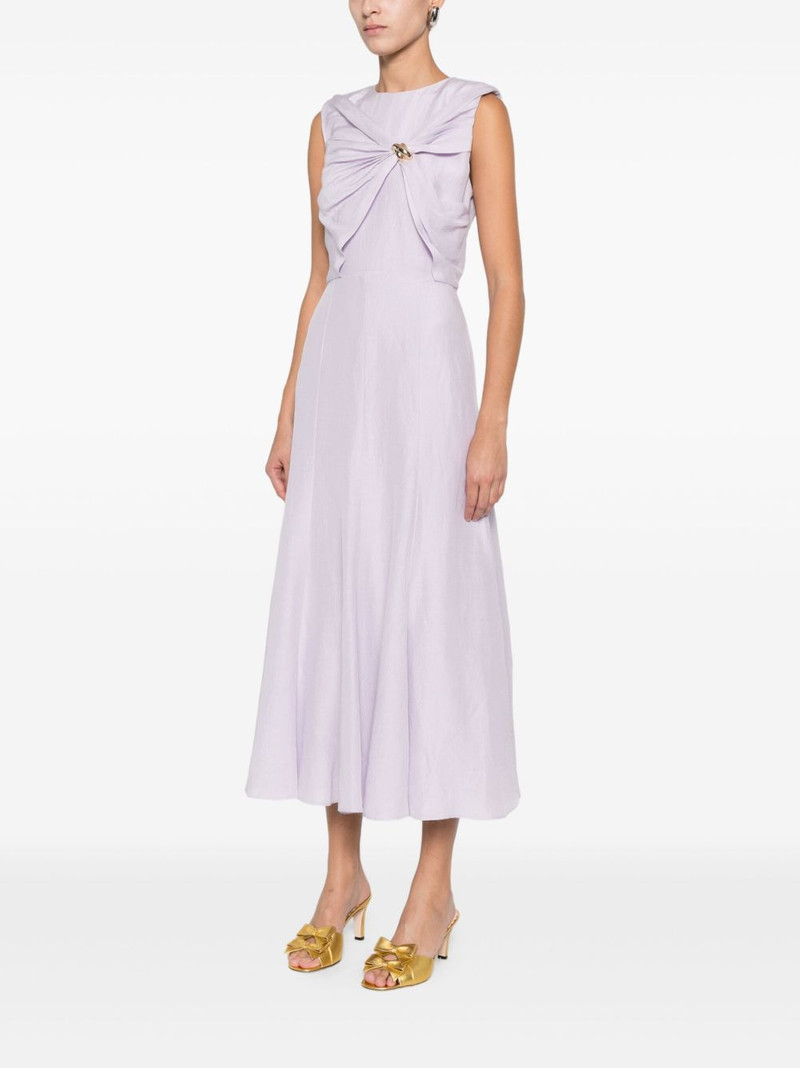 knot-detailing midi dress 3
