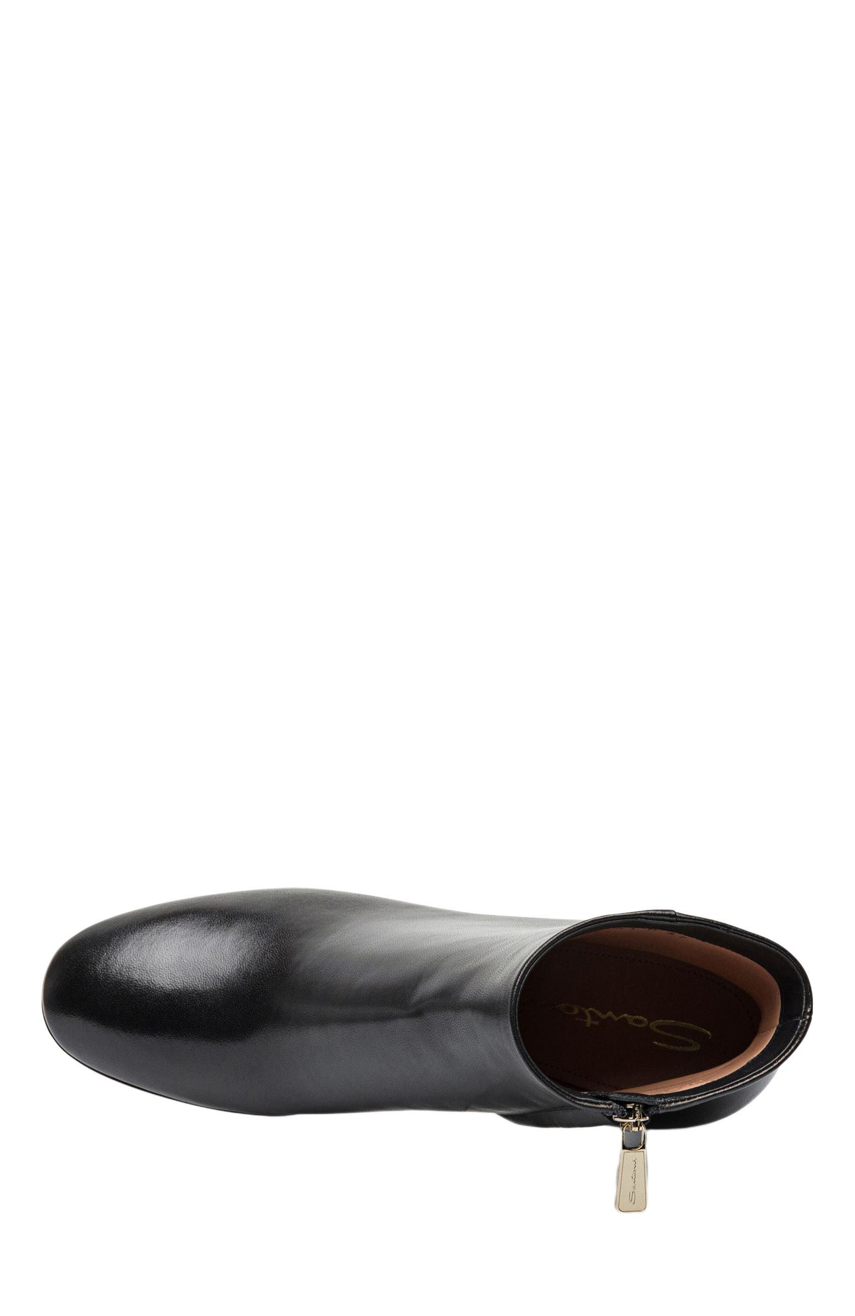 Santoni Women's Halfrida Black Zip Up Bootie at Nordstrom - 5