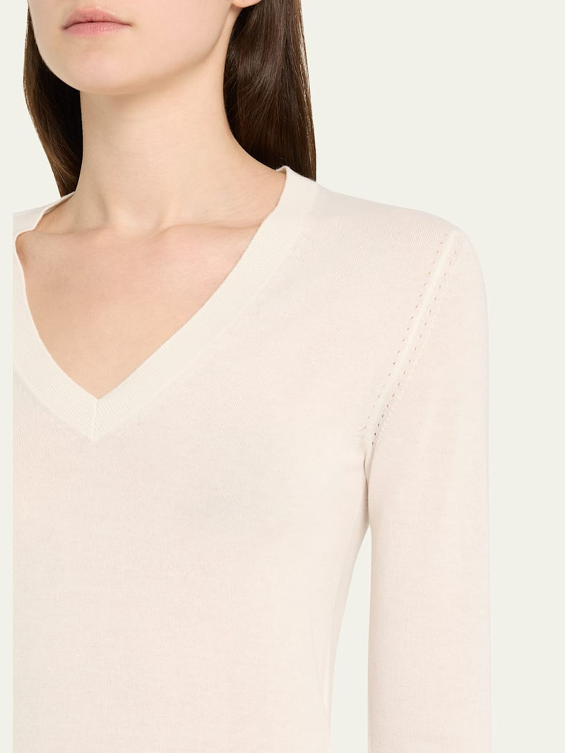 Loro Piana V-Neck Cashmere Sweater outlook
