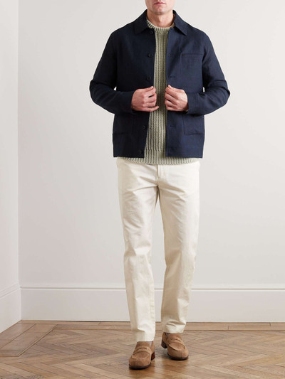 Paul Smith Straight-Leg Cotton and Linen-Blend Trousers outlook