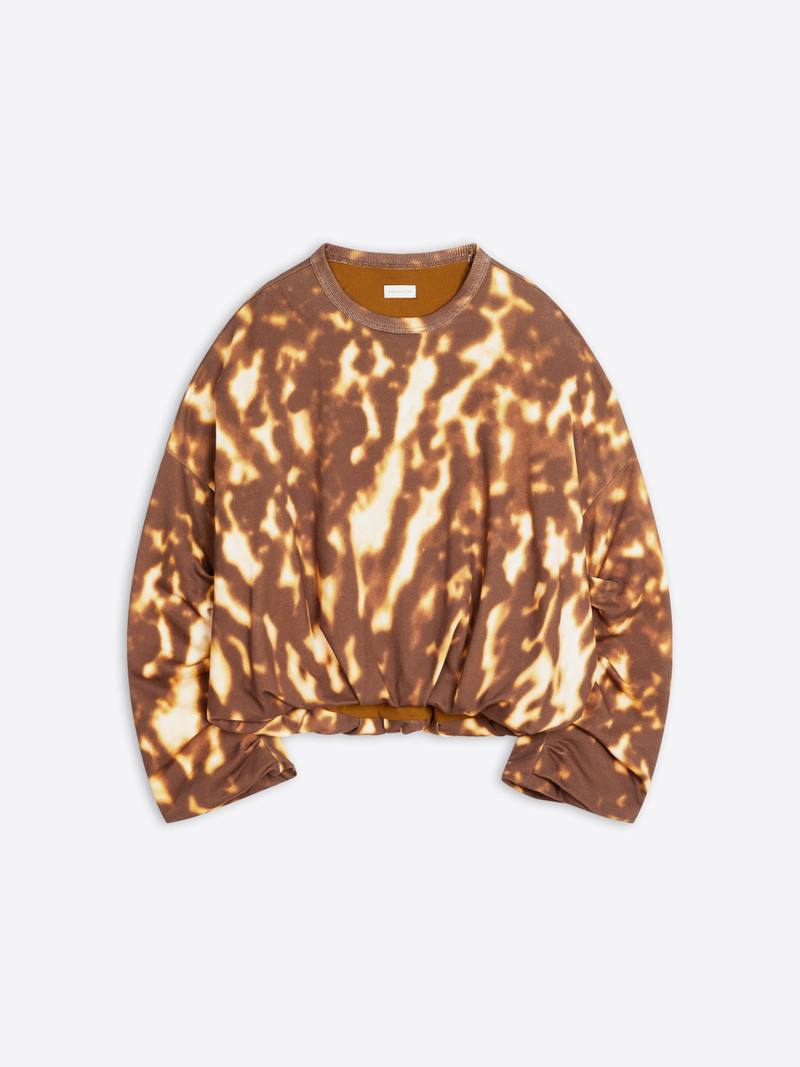 DRAPED SWEATSHIRT - 1