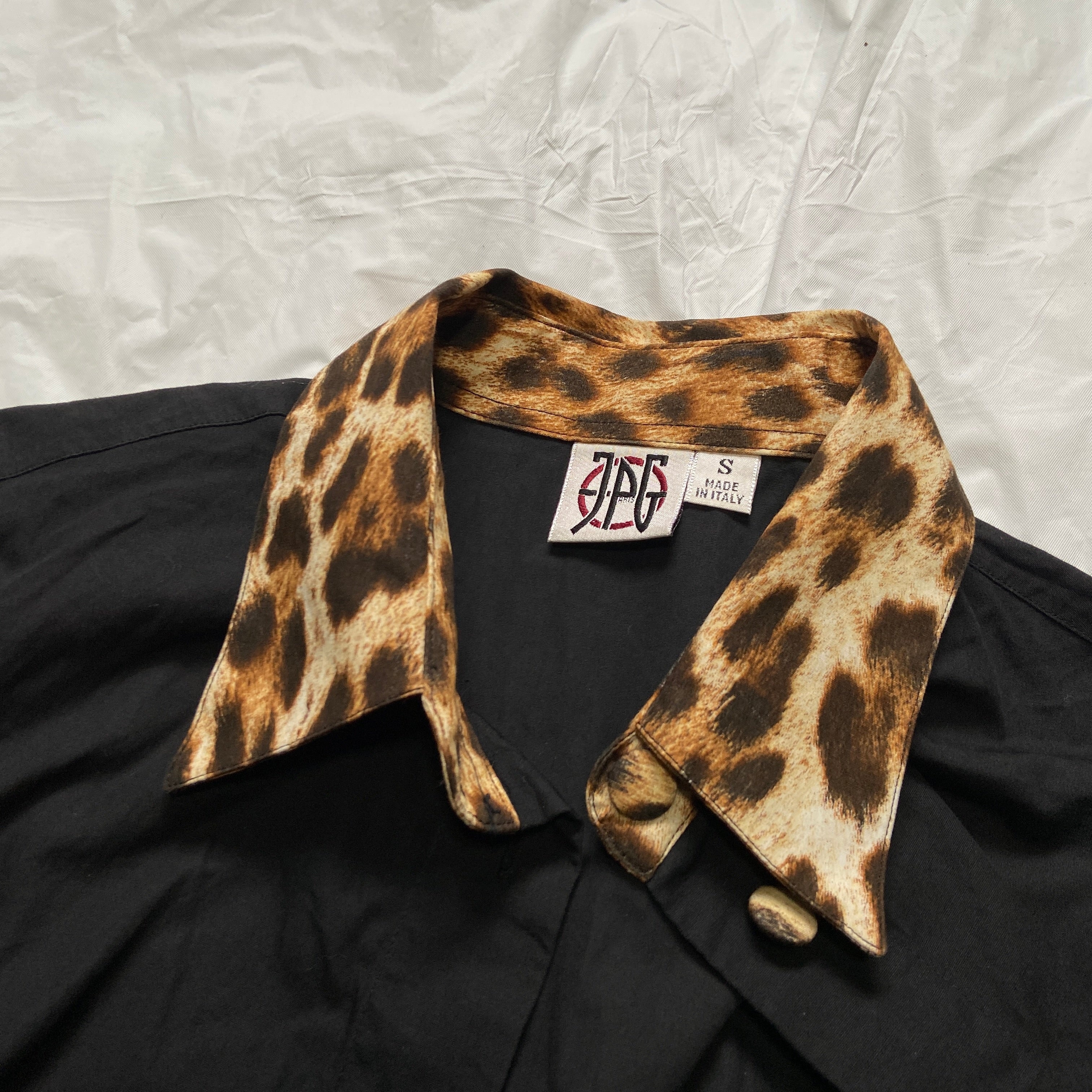 Jean Paul Gaultier fw97 leopard print tailored shirt S - 2