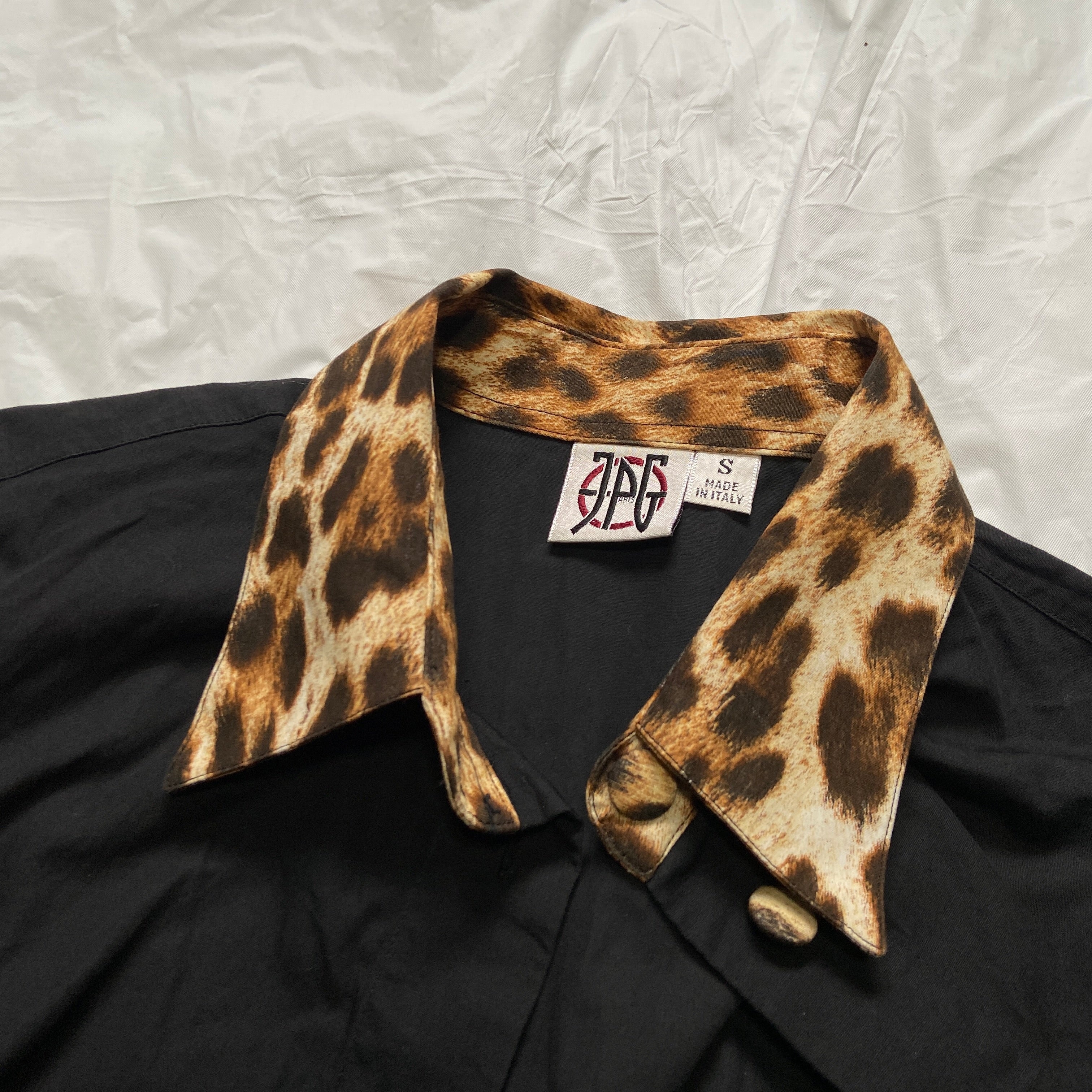 Jean Paul Gaultier Jean Paul Gaultier fw97 leopard print tailored