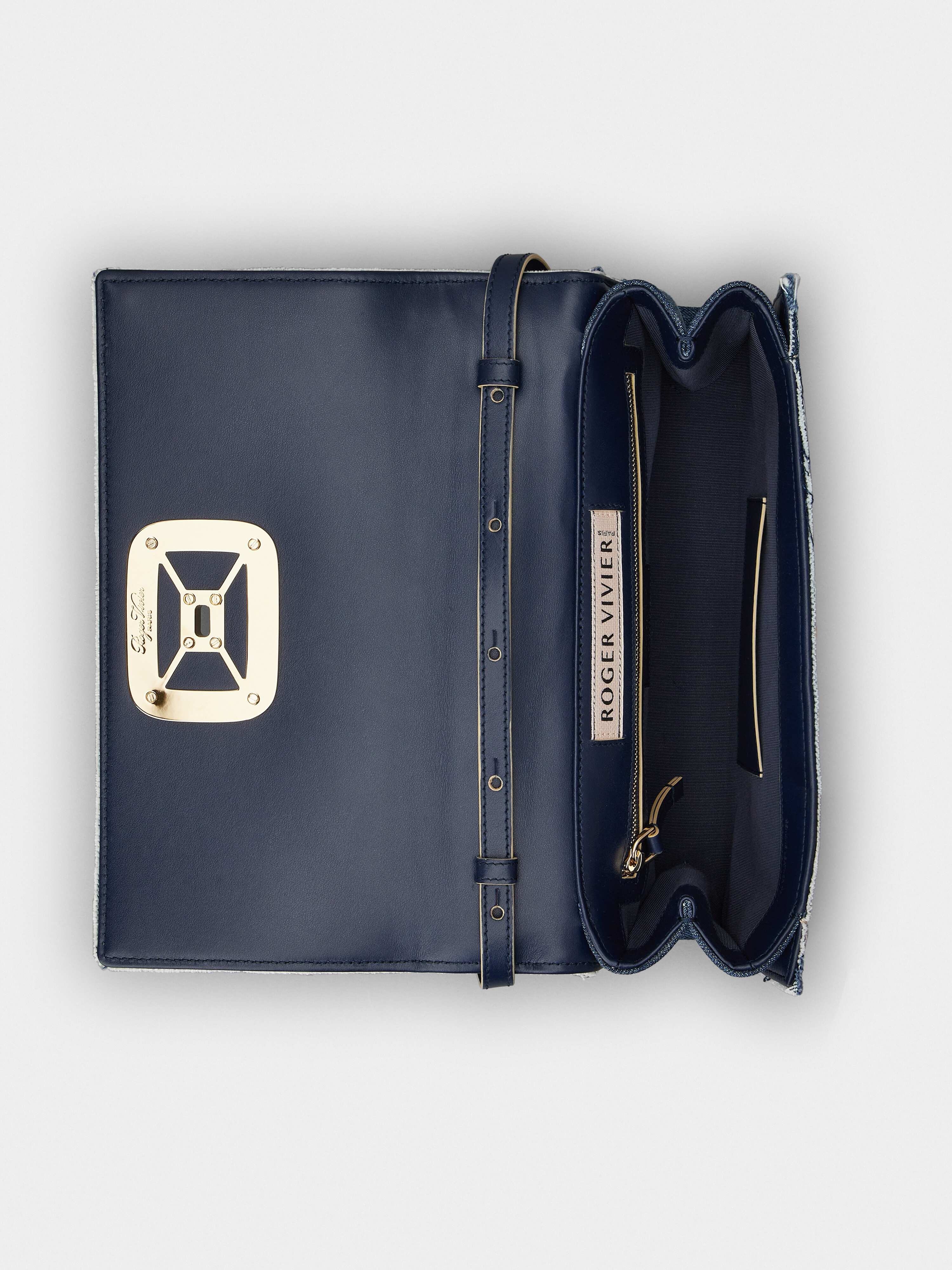 Viv' Choc Summertime Bag in Denim - 7