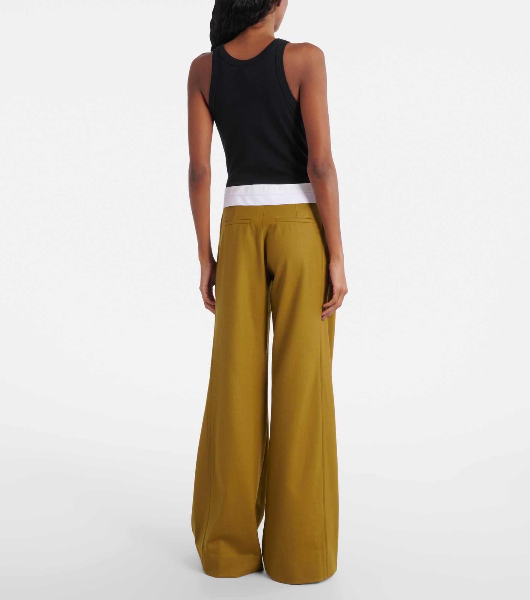 High-rise straight pants - 2