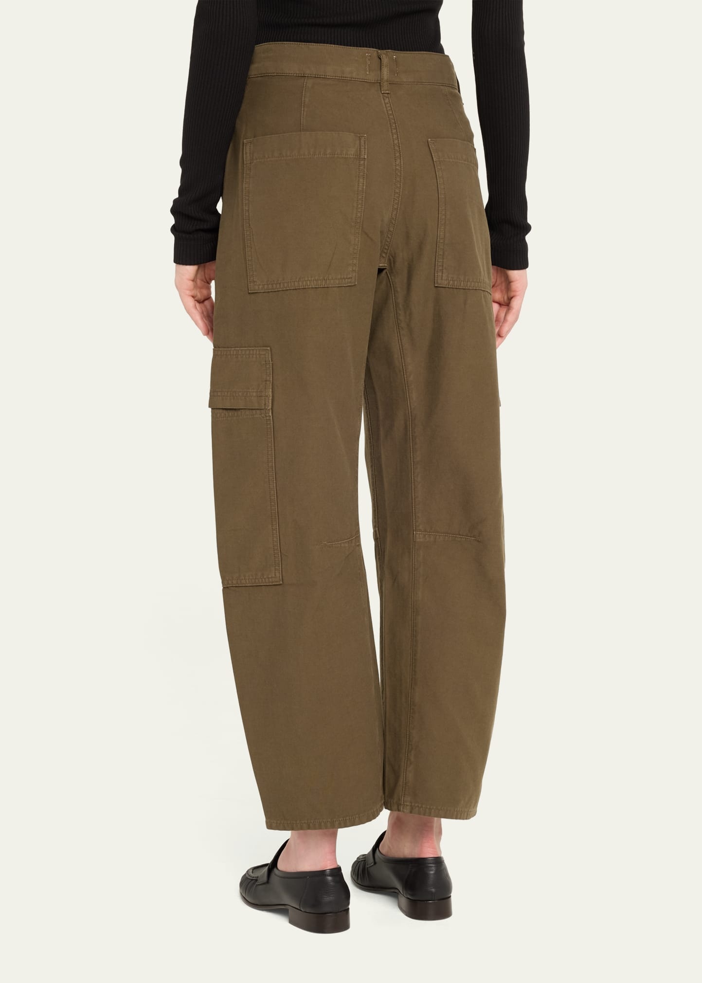 Marcelle Straight Twill Cargo Pants - 3