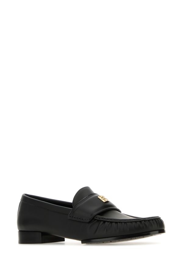 【関税込み】Givenchy ブラック レザー 4G ローファー Givenchy | 4G black leather loafers | Savannahs