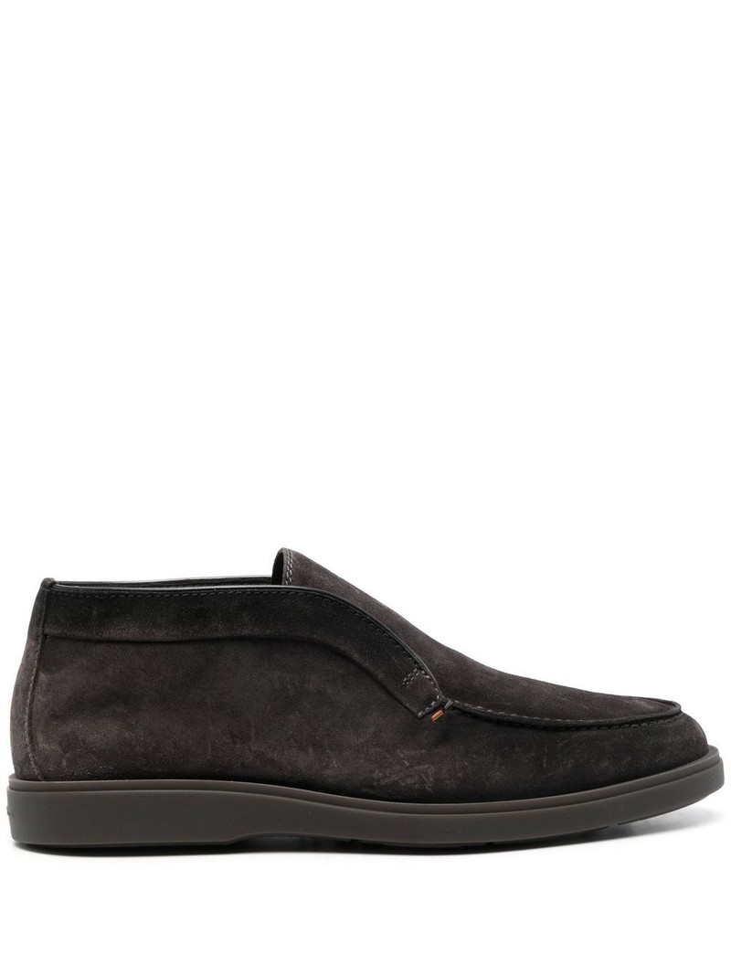 slip-on suede ankle boots 1