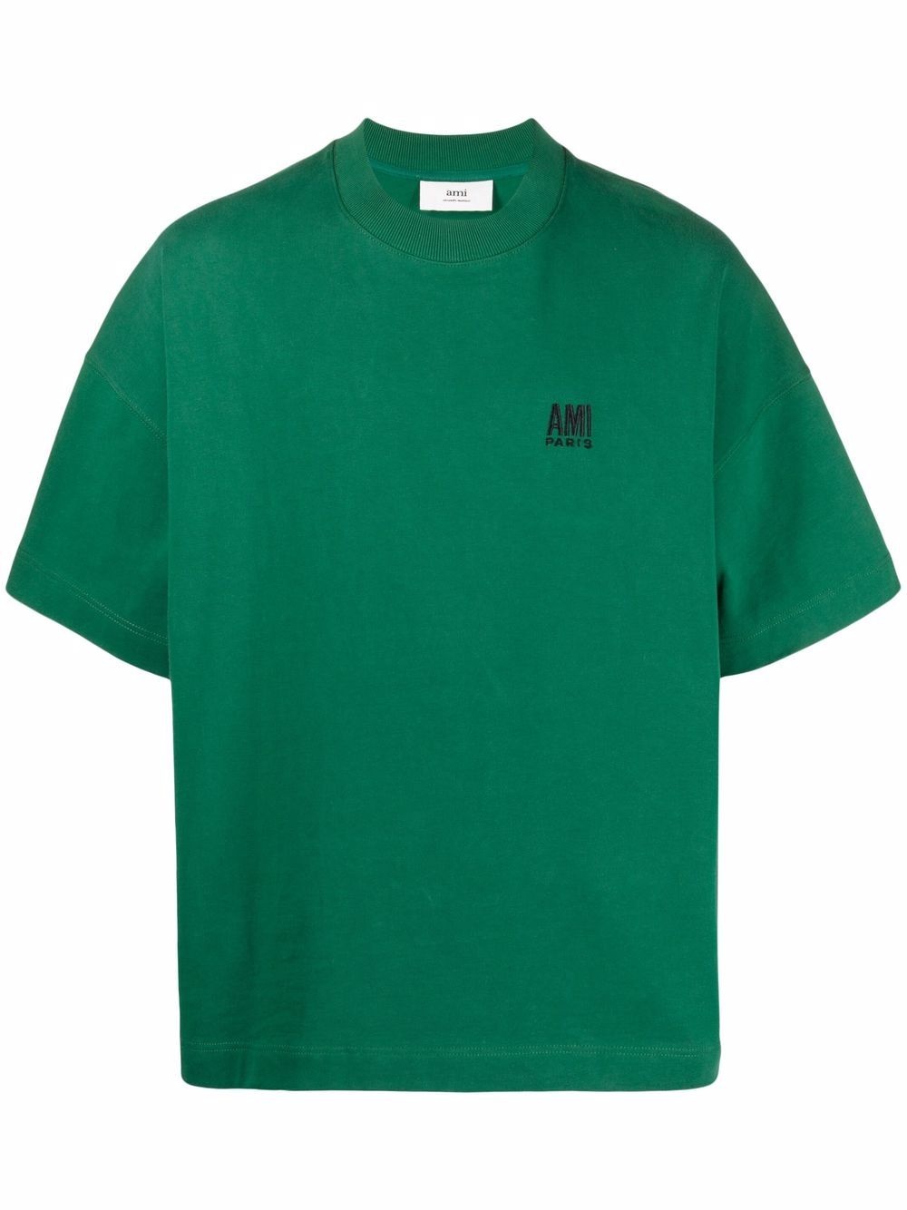 logo-embroidered T-shirt - 1