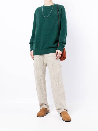 The Elder Statesman crew-neck cashmere jumper outlook