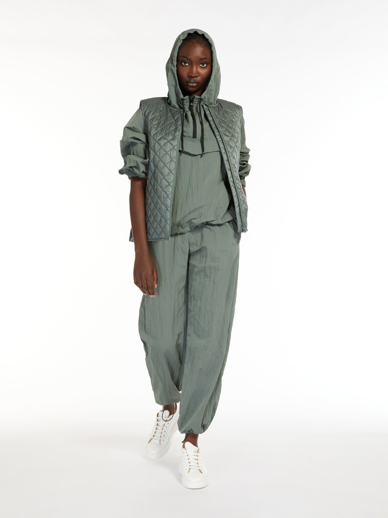 Max Mara SONDALO Water-repellent technical fabric gilet outlook