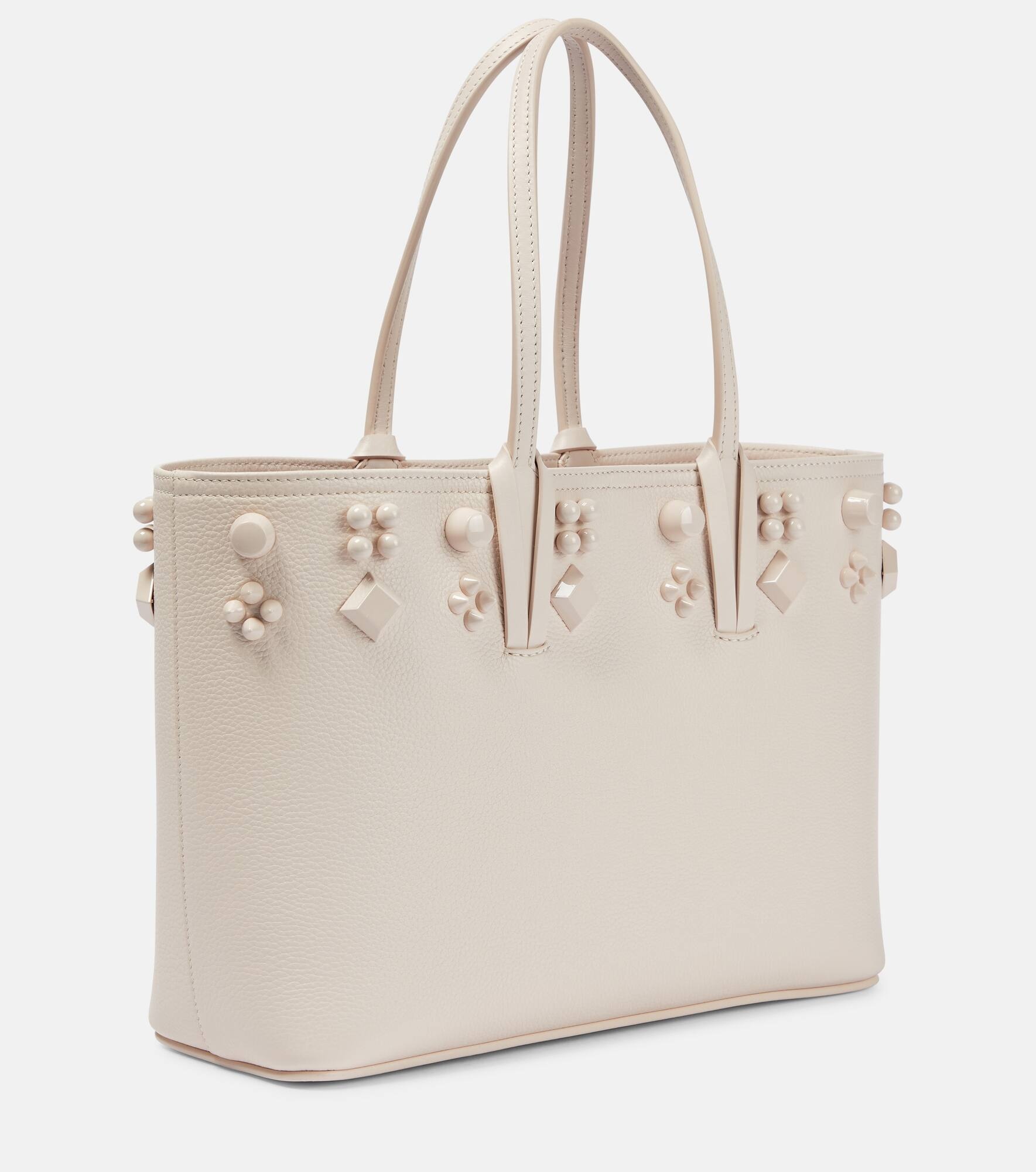Cabata Small leather tote bag - 4