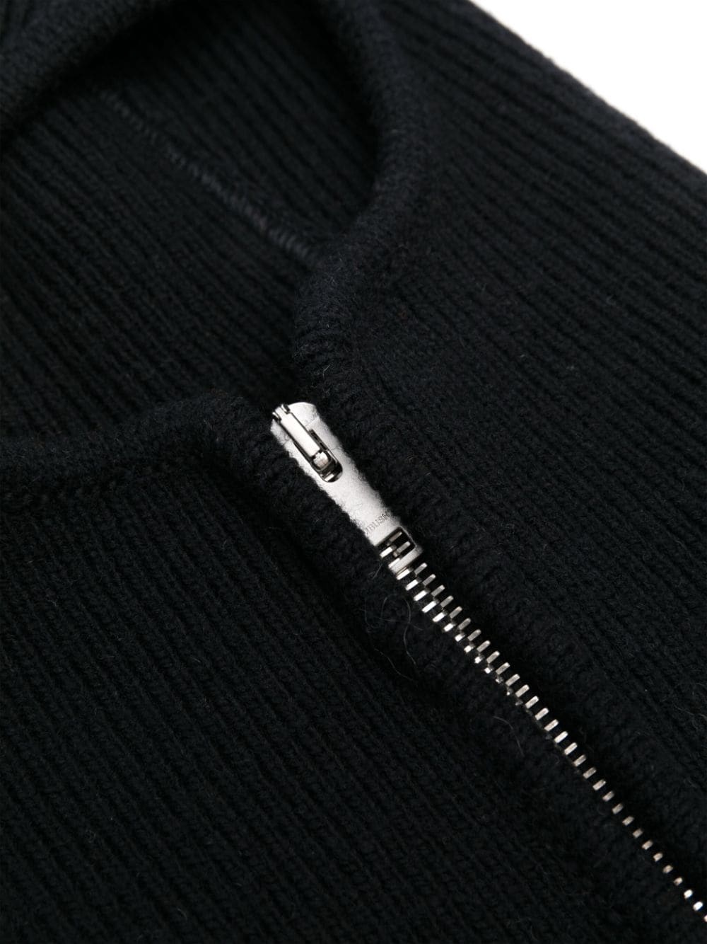 rib knit balaclava - 2