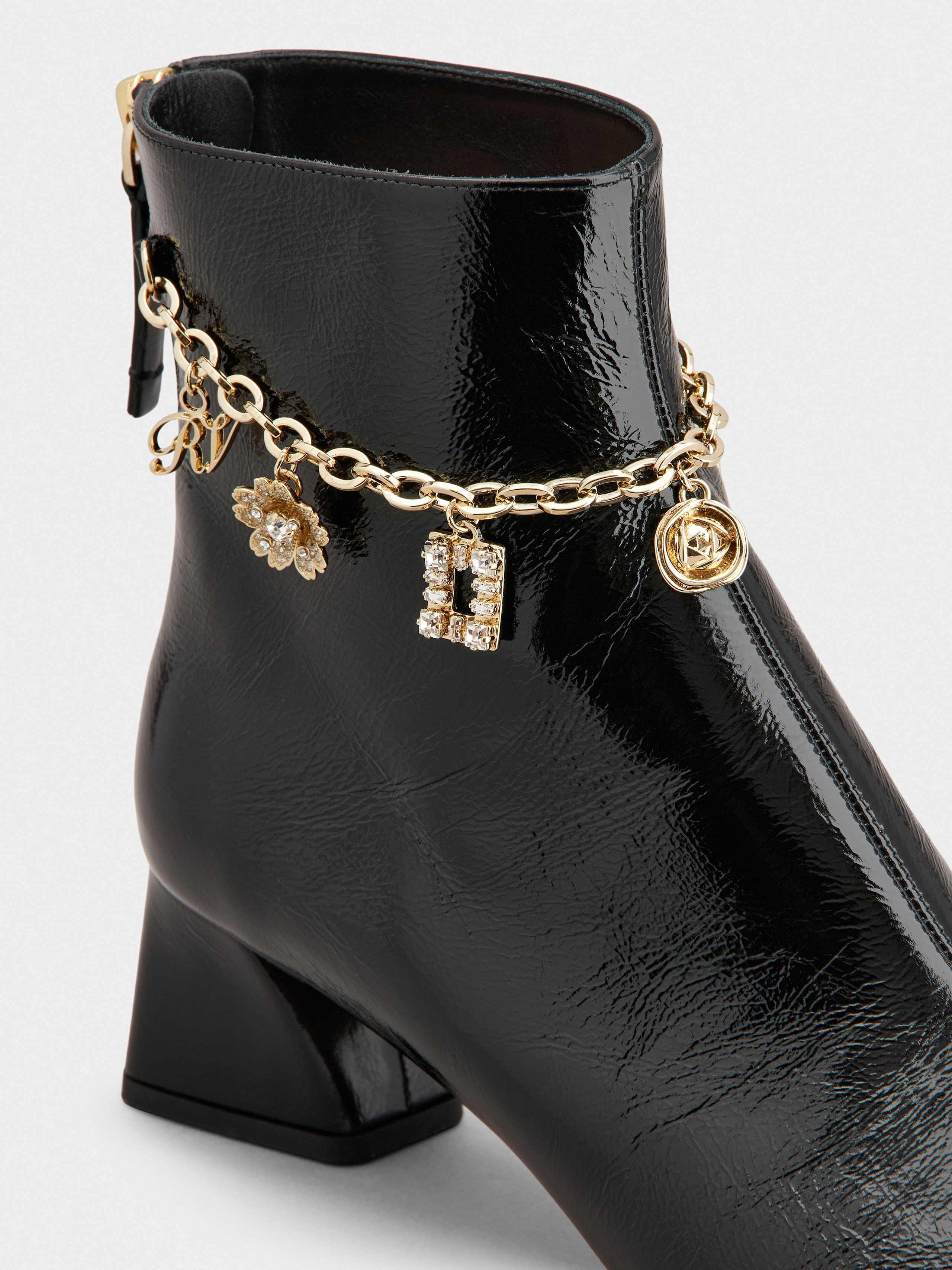Très Vivier Booties in patent leather - 3
