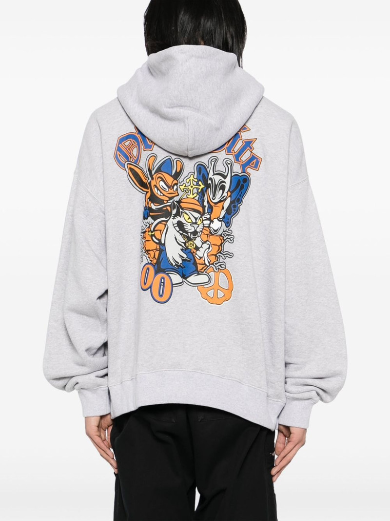 graphic-print hoodie 4