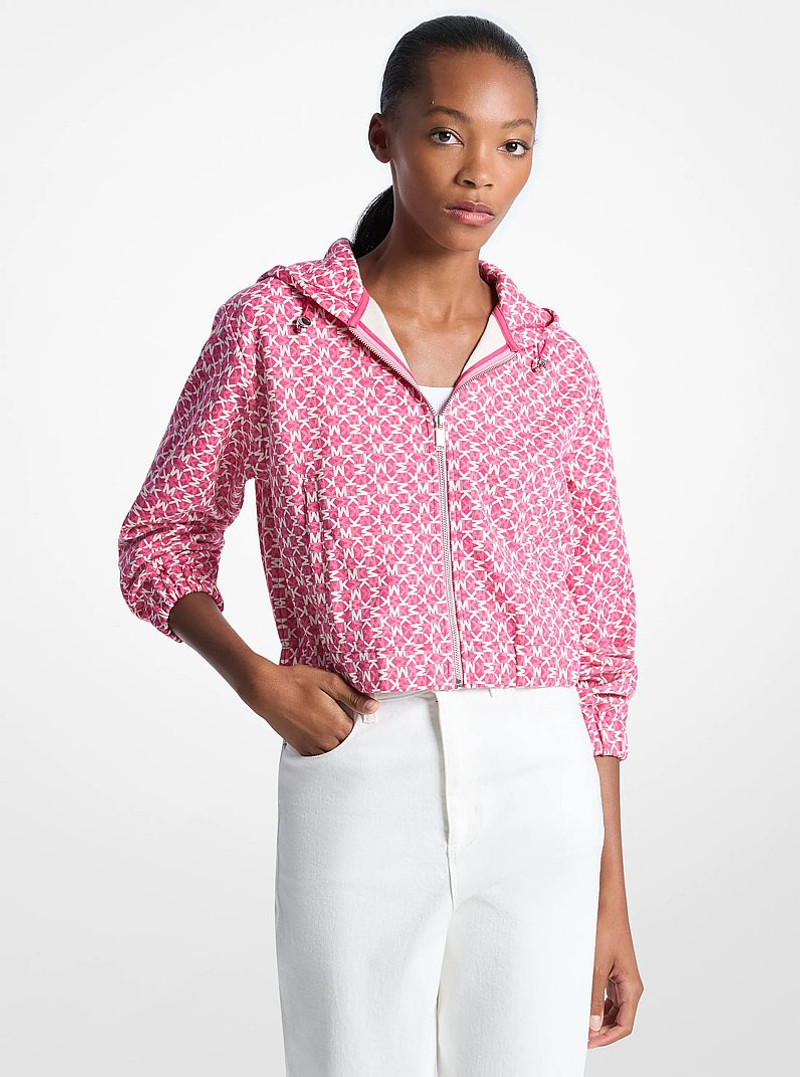 Graphic Logo Cotton Blend Jacket 1
