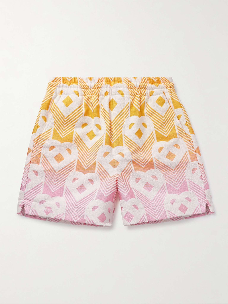 Metallic-Jacquard Shorts 1