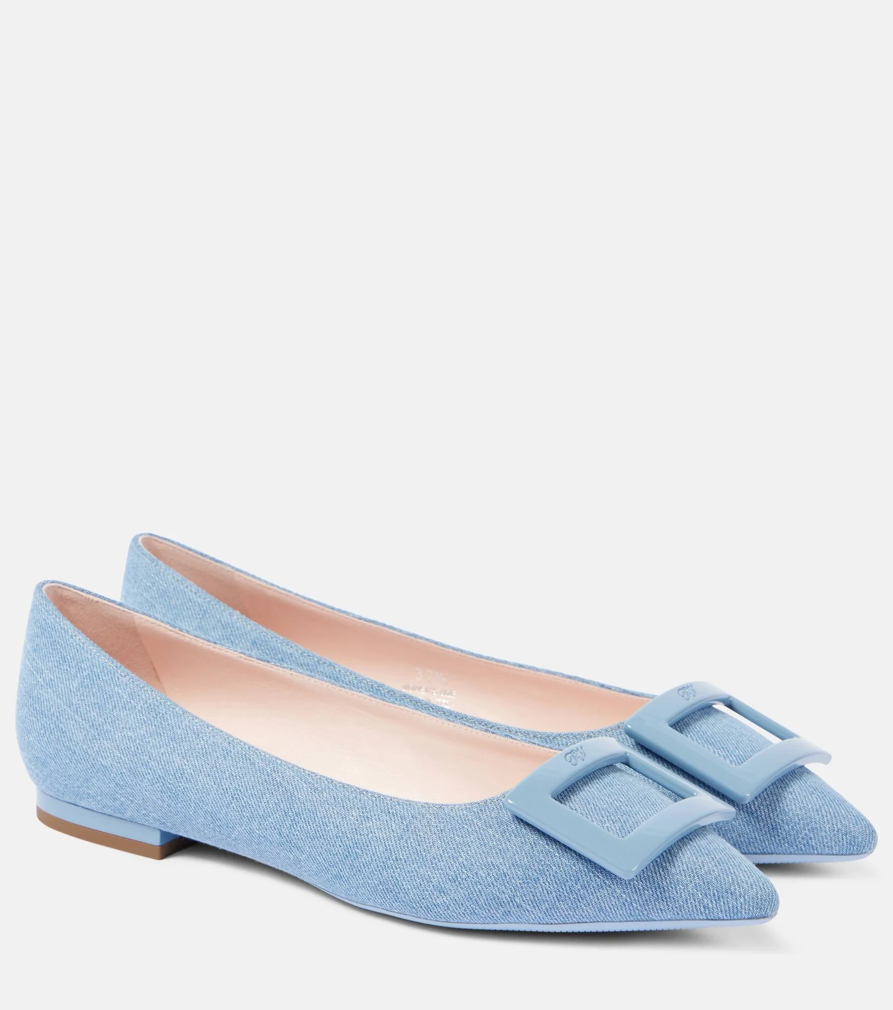 Gommettine Ball denim ballet flats - 1