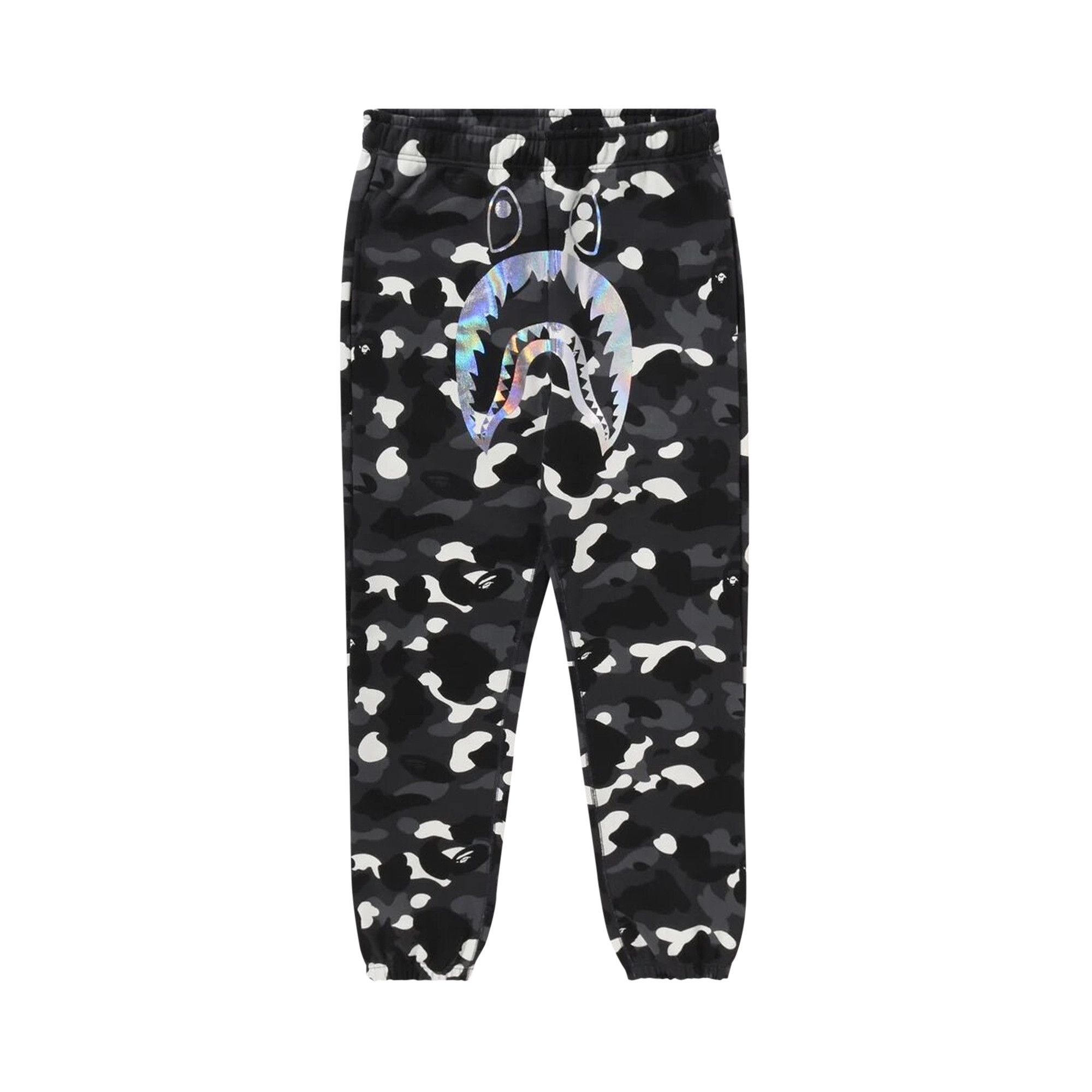 BAPE City Camo Shark Sweat Pants 'Black' - 1