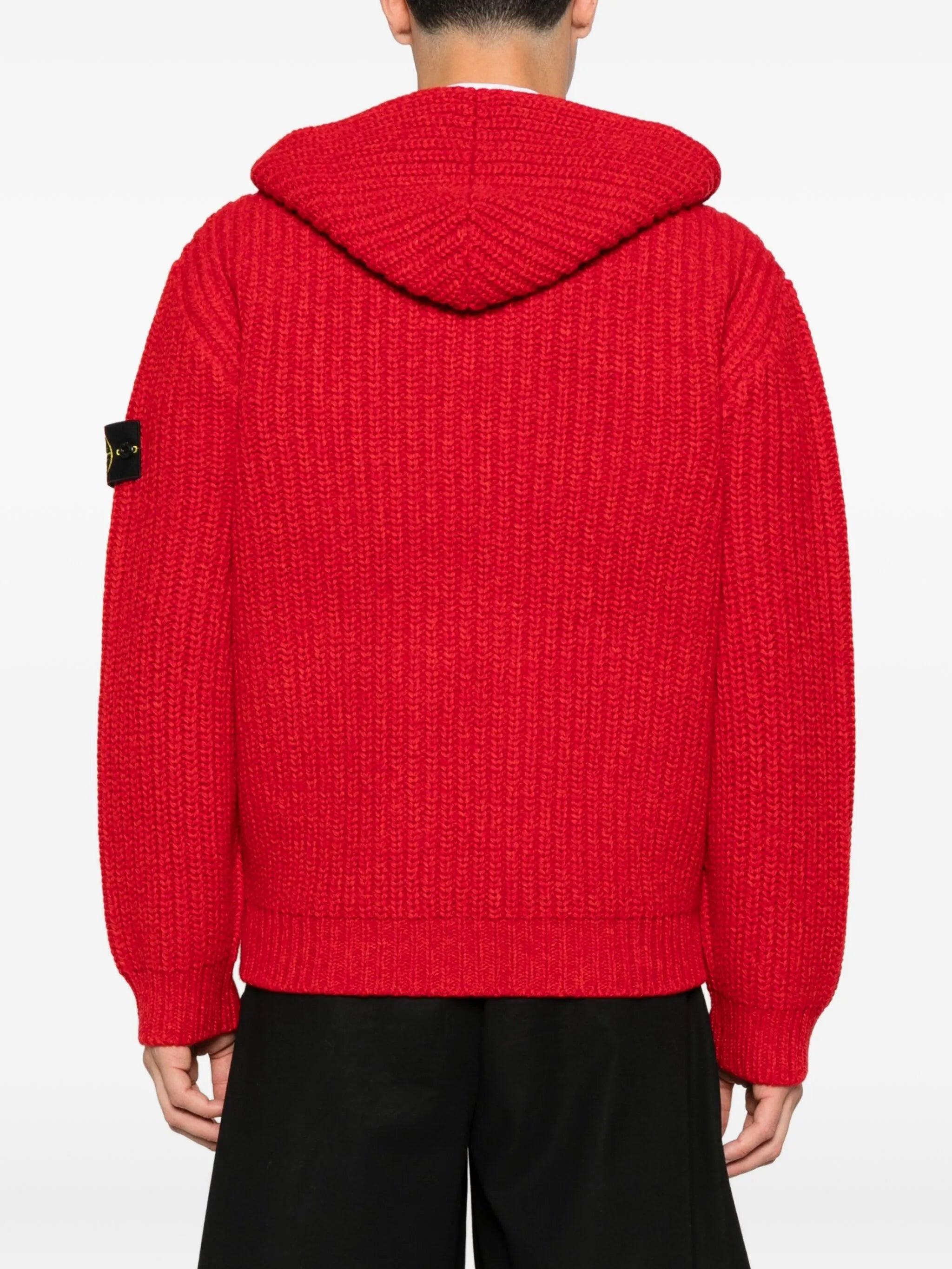 Stone Island 5100069 Fisherman's Hooded Wool Jacket - 4