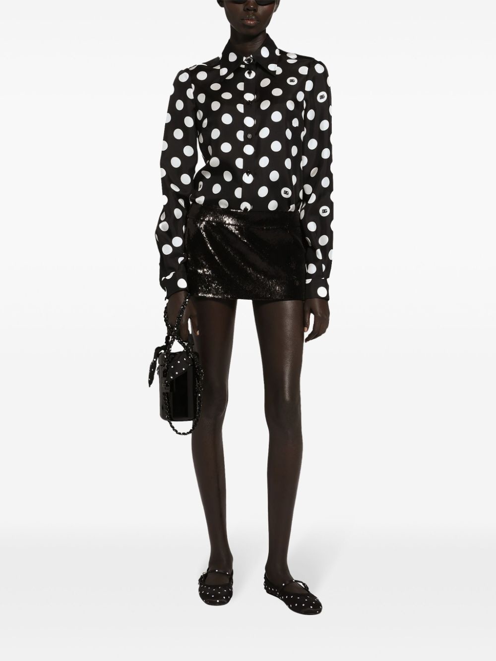 sequined low-rise miniskirt - 2