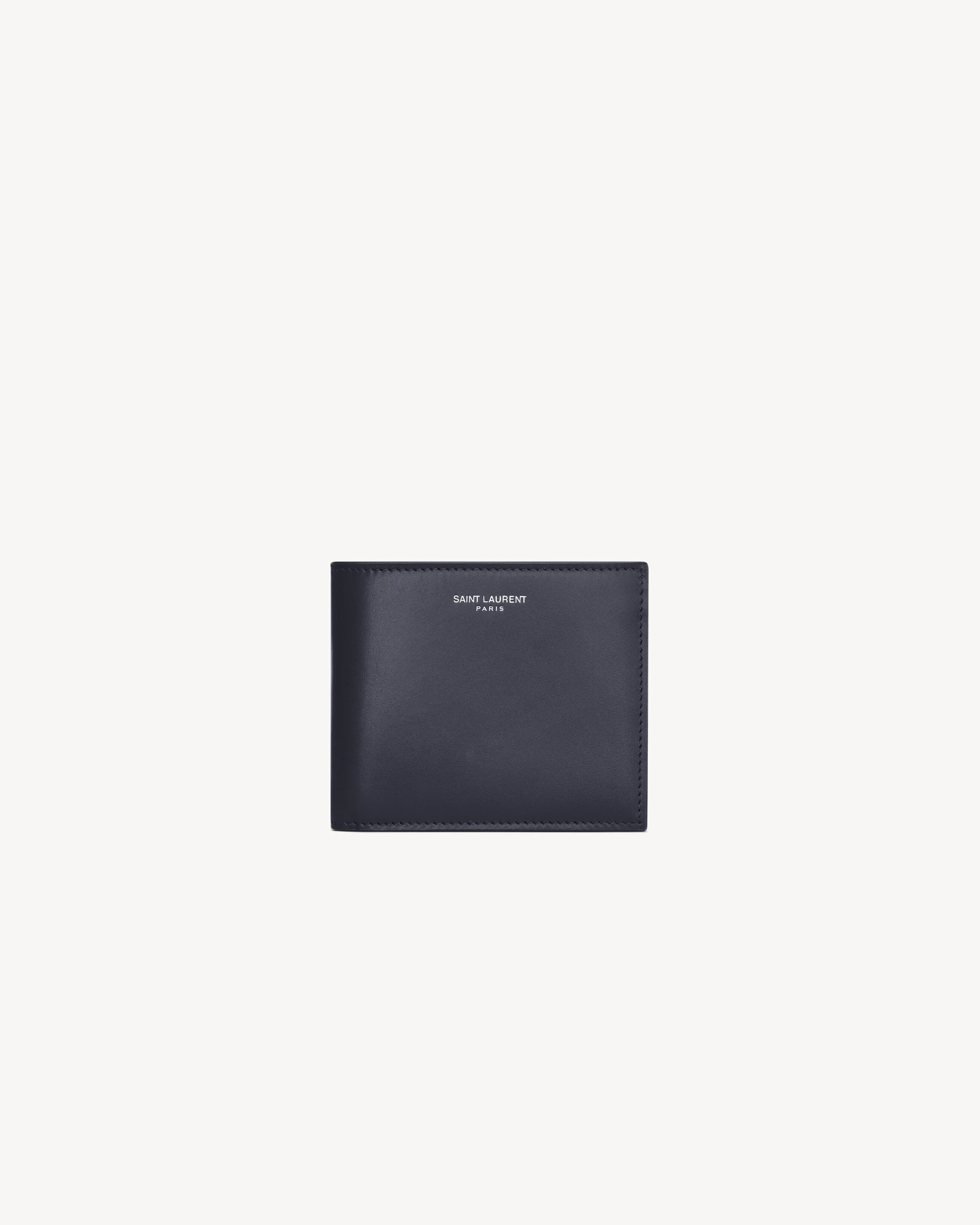 SAINT LAURENT PARIS EAST/WEST WALLET WITH COIN PURSE IN SMOOTH LEATHER - 1