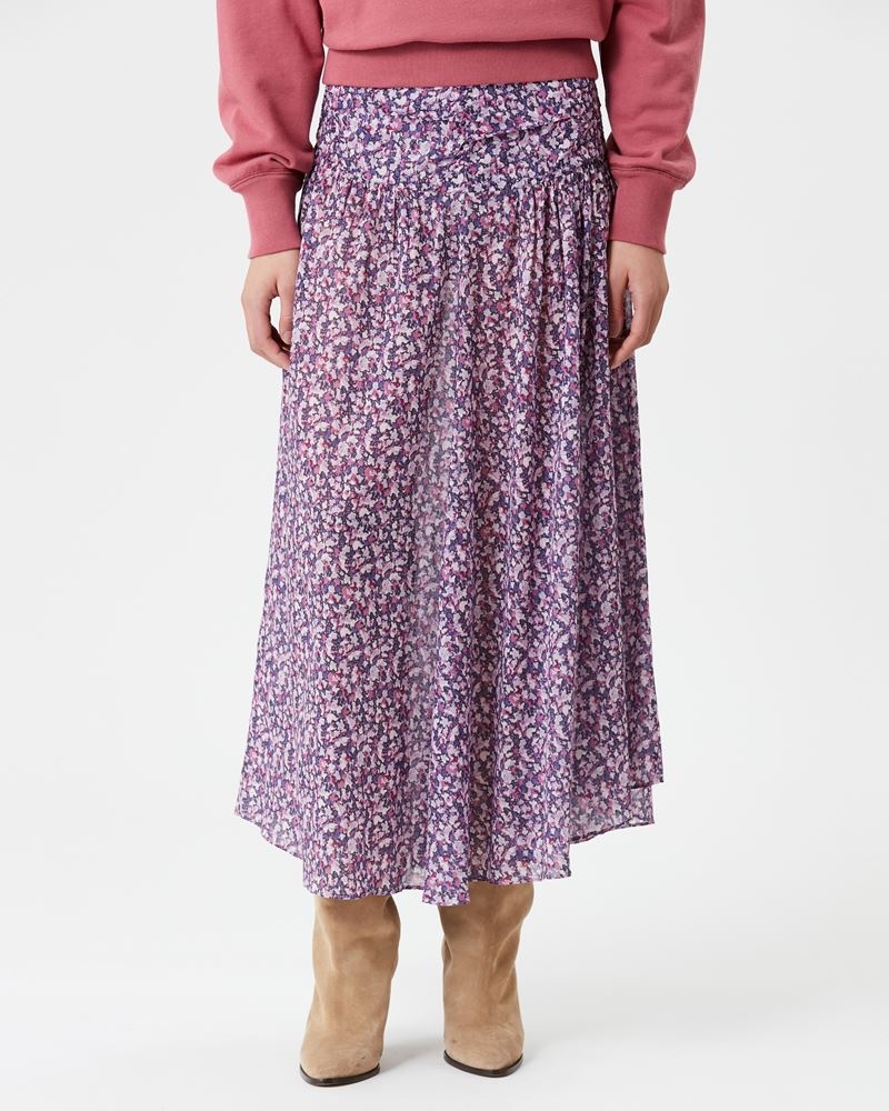 MARINO FLORAL MAXI SKIRT - 4