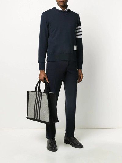 Thom Browne Prince of Wales print tote outlook