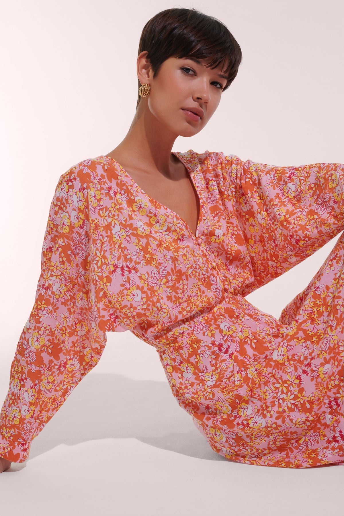 Long Dress Ilona - Pink Sweet Bell - 3