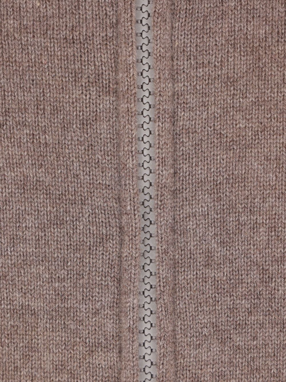 high-neck zip-front cardigan - 4
