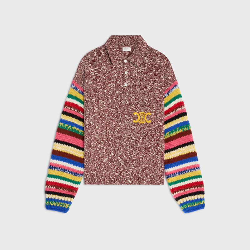 polo sweater IN mouline cotton 1