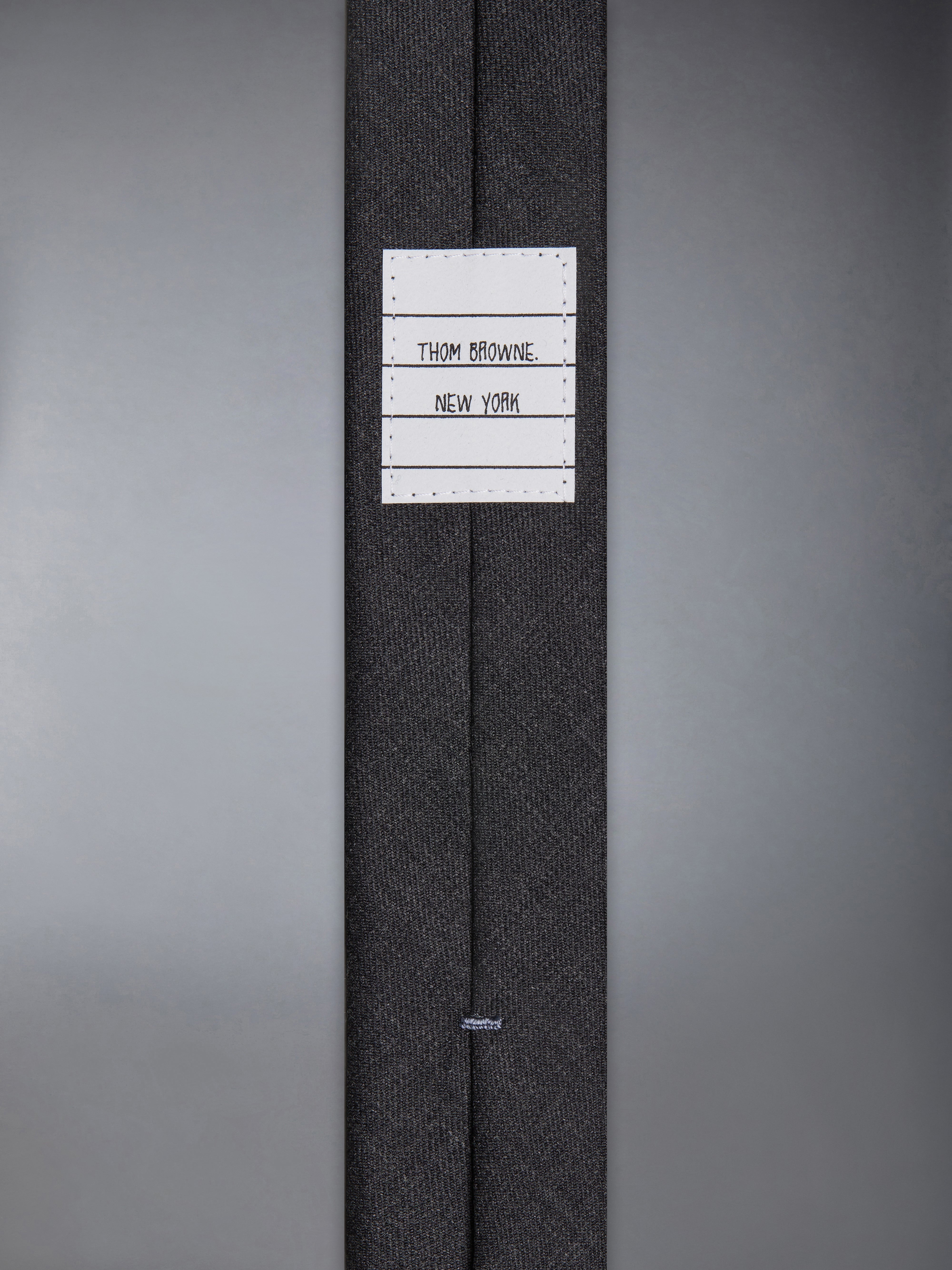 TWILL WOOL STRIPE SELVEDGE TIE - 3