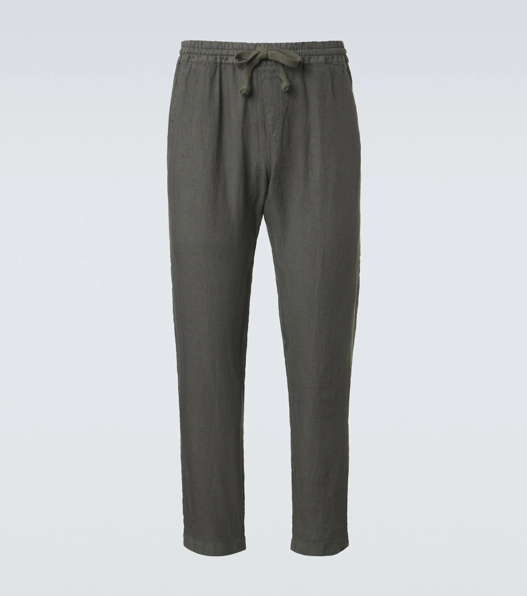 Linen straight pants - 1